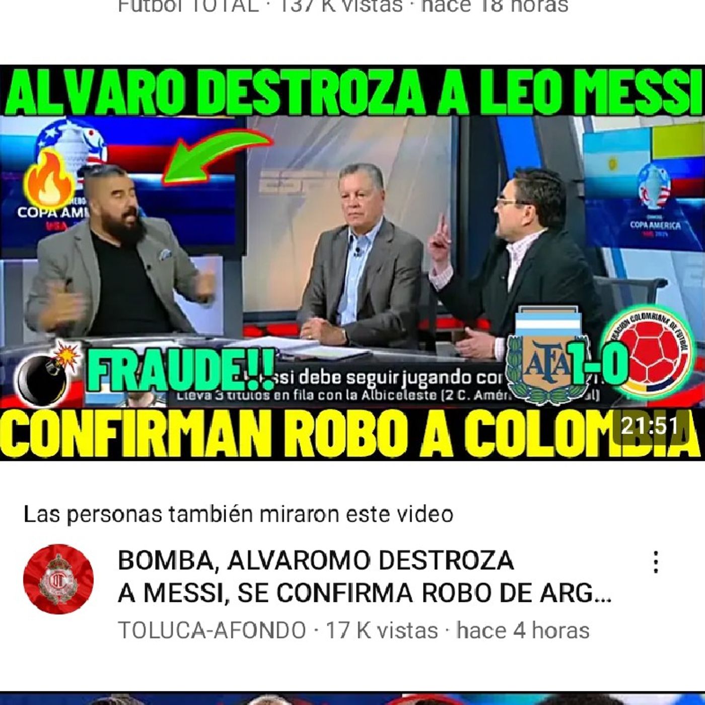 BOMBA_ ALVAROMO DESTROZA A MESSI_ SE CONFIRMA ROBO DE ARGENTINA A COLOMBIA _ 1-0 _ COPA AMERICA(MP3_160K).mp3
