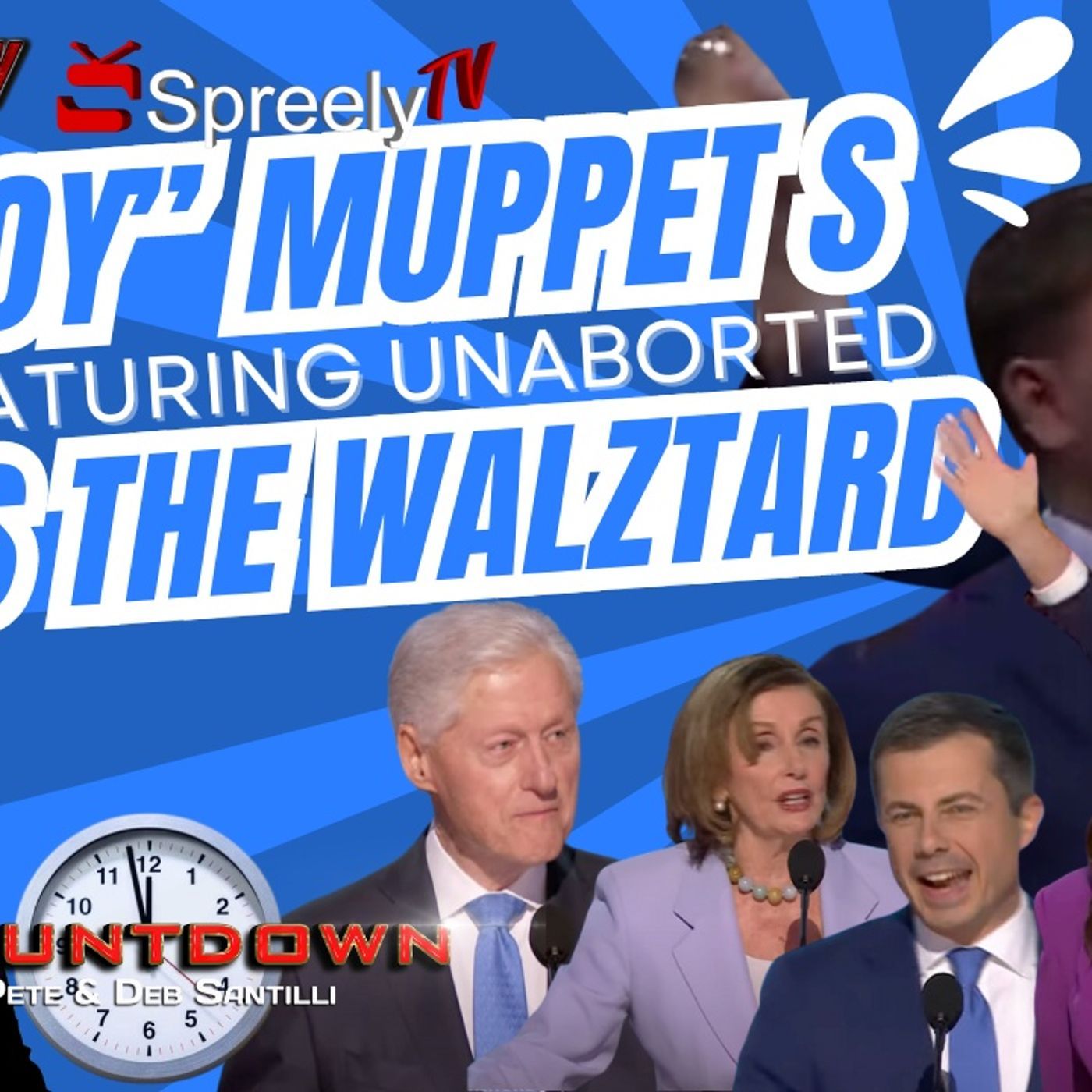 JOY-MUPPETS Featuring Abortion Got-Away “Gus The Walztard” [The Pete Santilli Show #4200-8AM] episode artwork