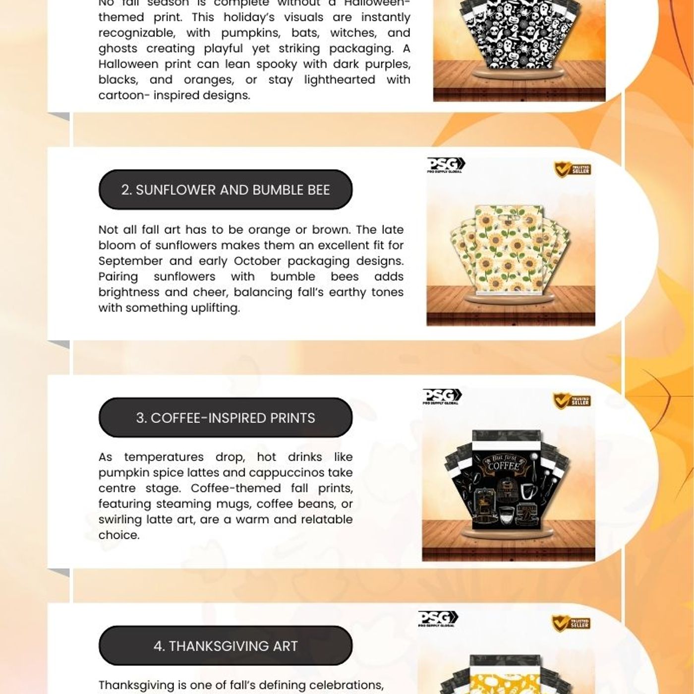 8 Ideas For Fall Prints You Should Try in Your Packaging Design