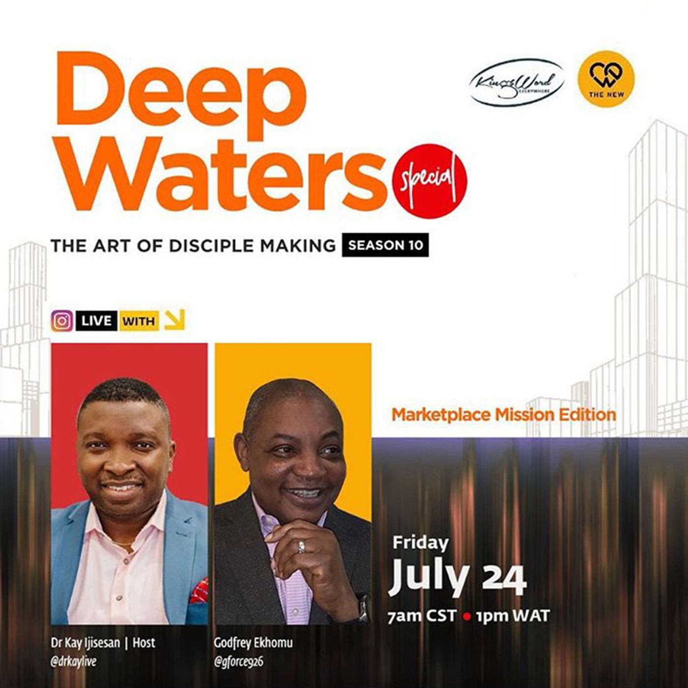 The Art of Disciple Making S10 E5 Marketplace Mission Edition - Dr Kay Ijisesan with Godfrey Ekhomu episode artwork