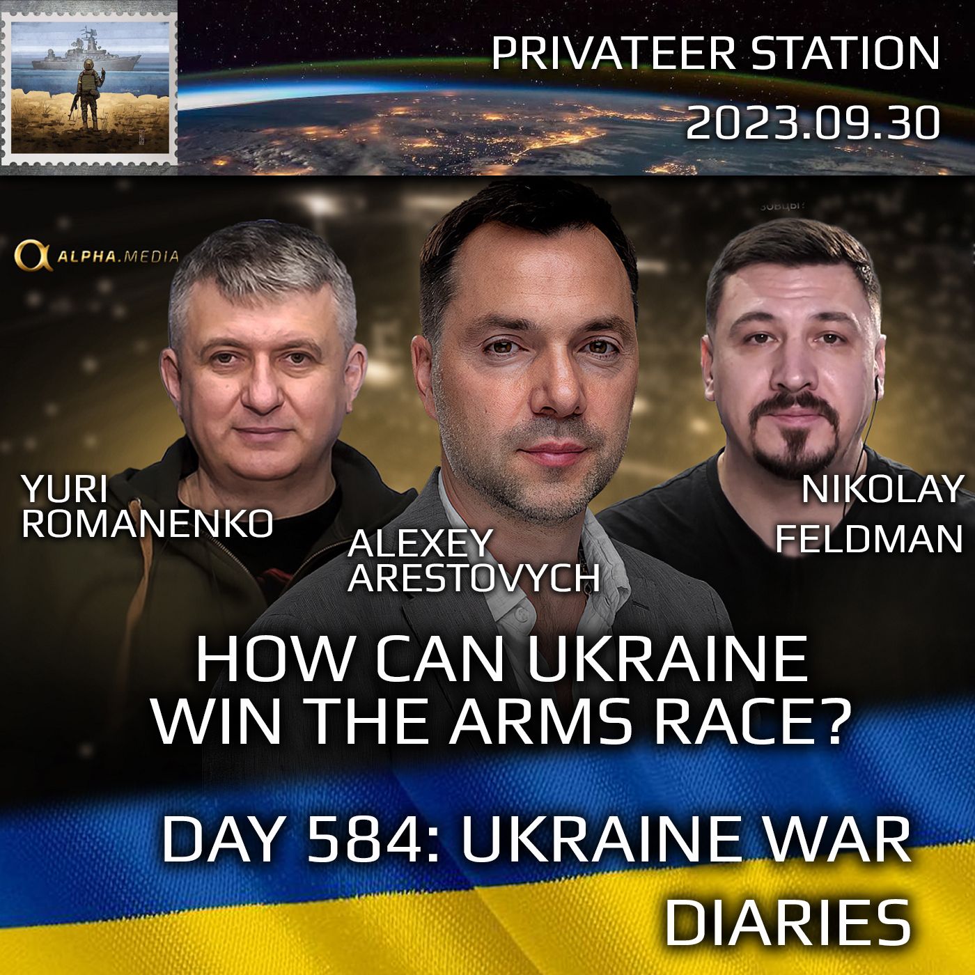 cover of episode War Day 584: How Can Ukraine Win the Arms Race?