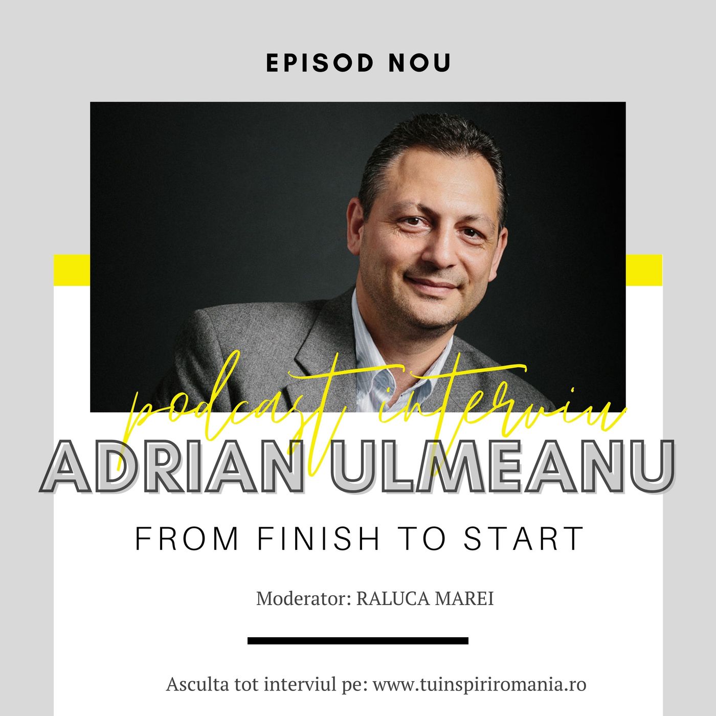 From FINISH to START | Antreprenoriat si Robomarketing cu Adrian Ulmeanu | Moderator Raluca Marei