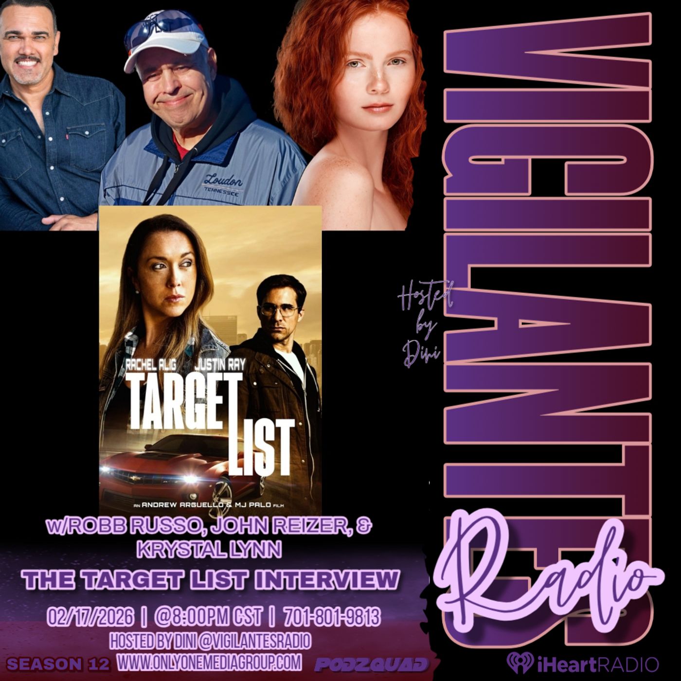 The Target List Interview w/John Reizer, Robb Russo, & Krystal Lynn.