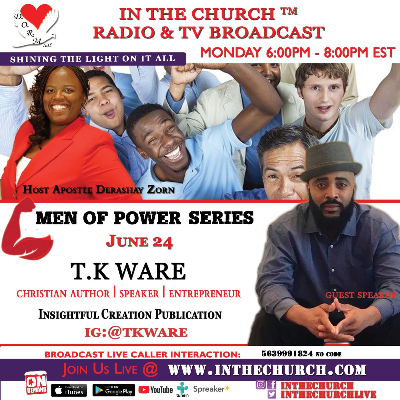 Men of Power In The Church with guest T.K Ware episode artwork