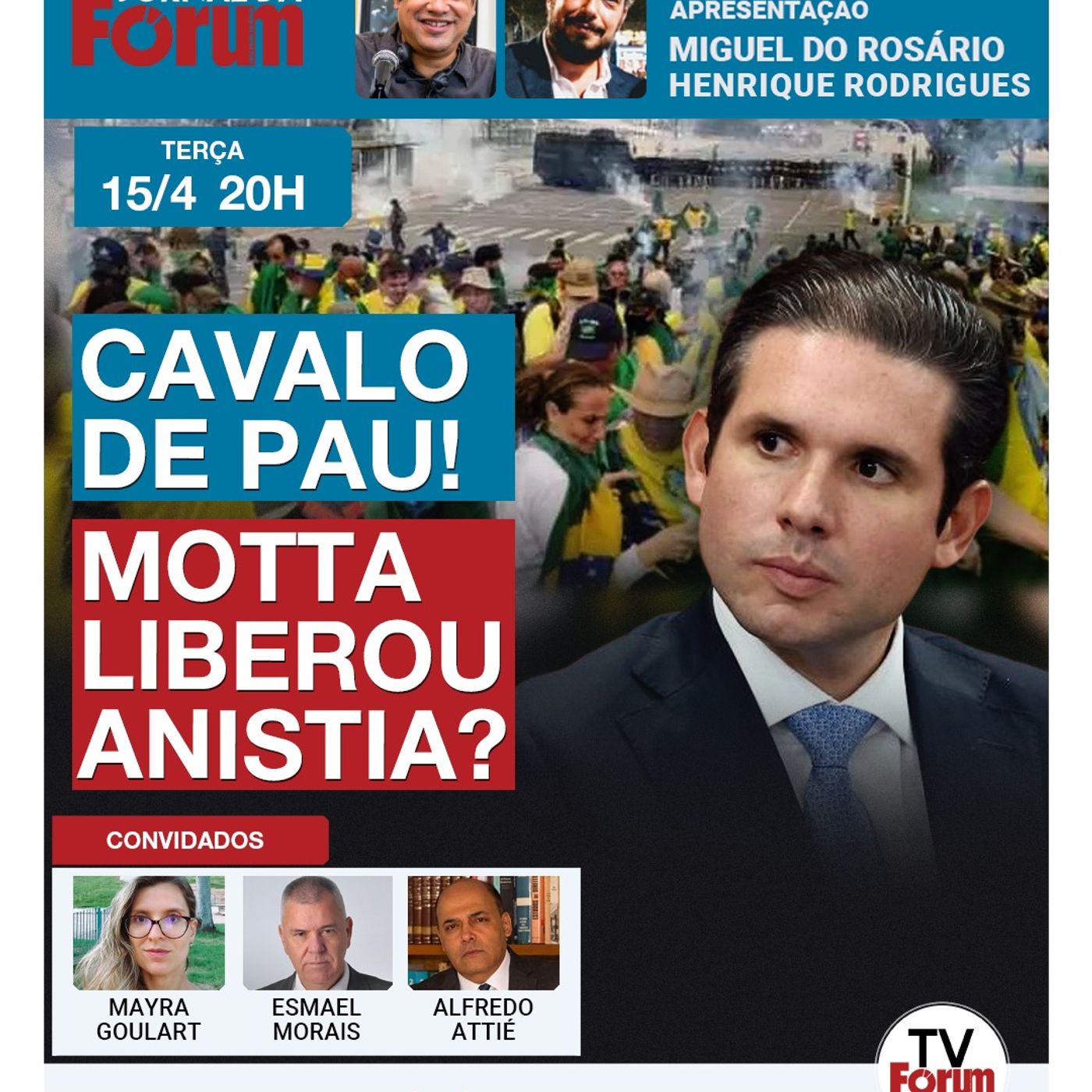 Sob pressão de Bolsonaro, Hugo Motta dá sinais sobre anistia | Governo Lula em alerta | 15.04.25 episode artwork