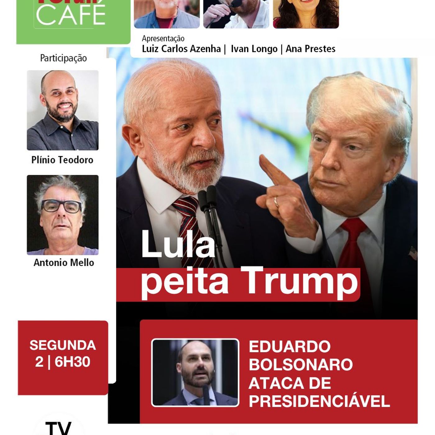 Lula denuncia ataques de Trump a Moraes | Eduardo Bolsonaro faz vídeo conciliador de presidenciável
