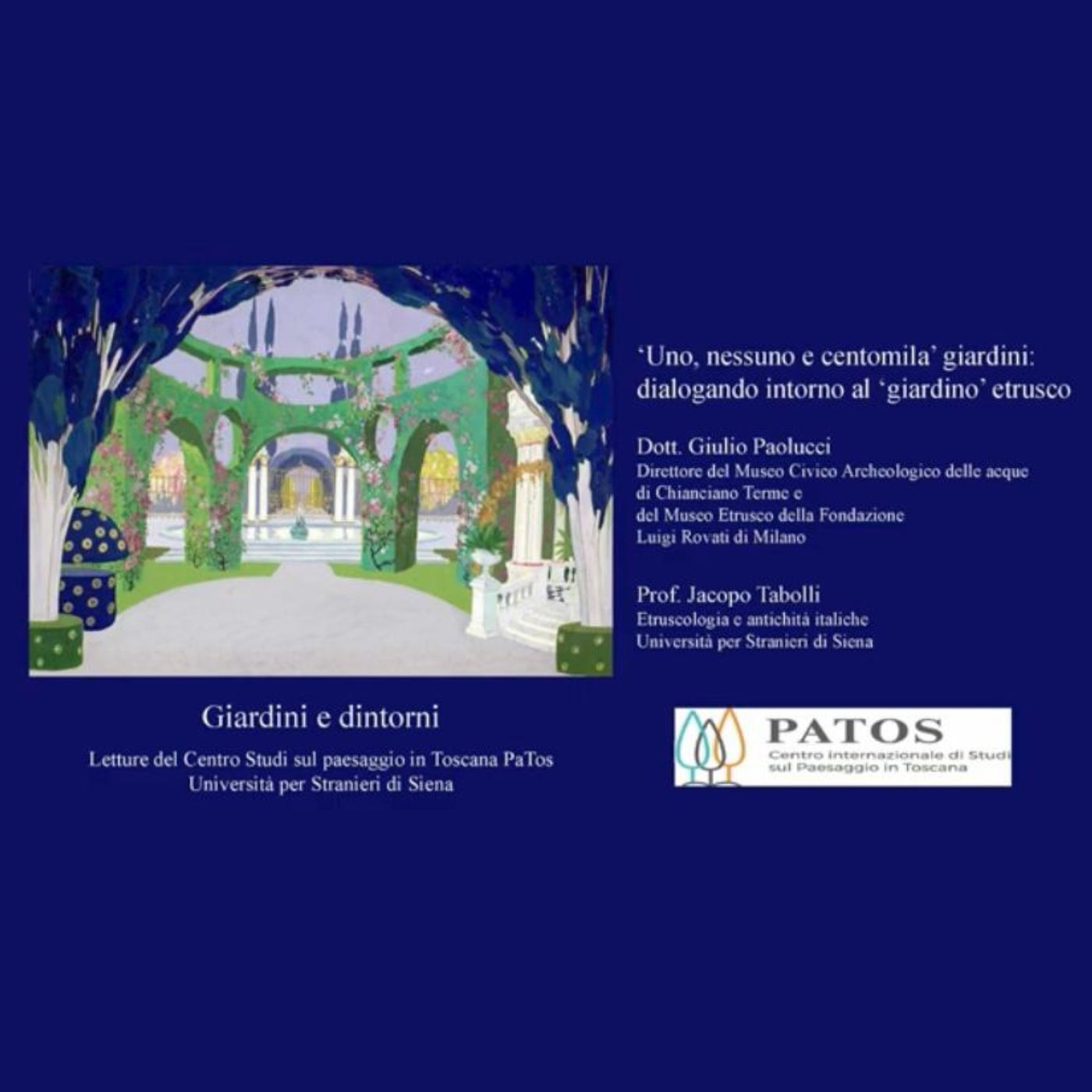Dialogando intorno al giardino etrusco podcast artwork