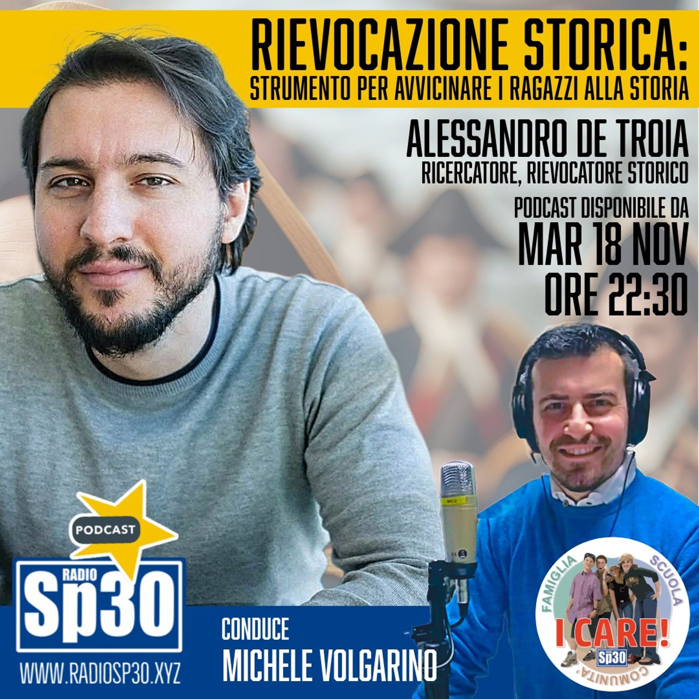 #ICARE - Rievocazione storica: strumento per avvicinare i ragazzi alla storia - Alessandro De Troia episode artwork