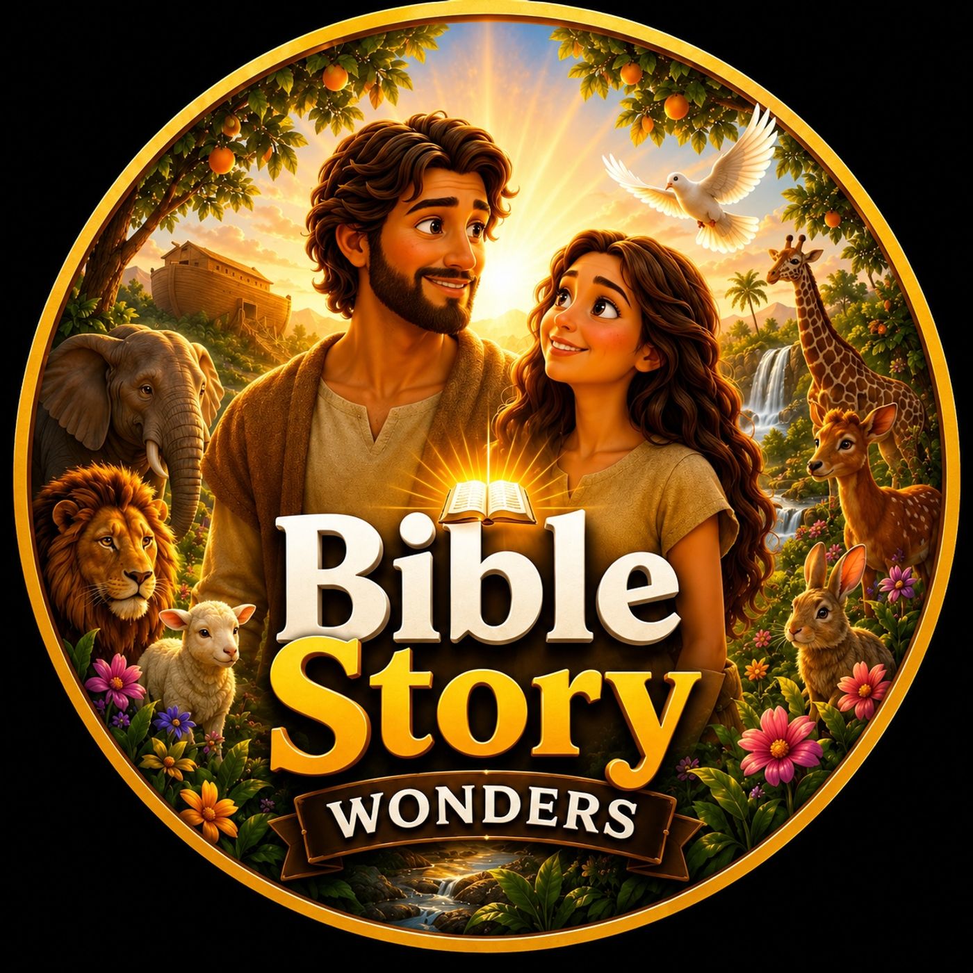 the Bible stories podcast artwork