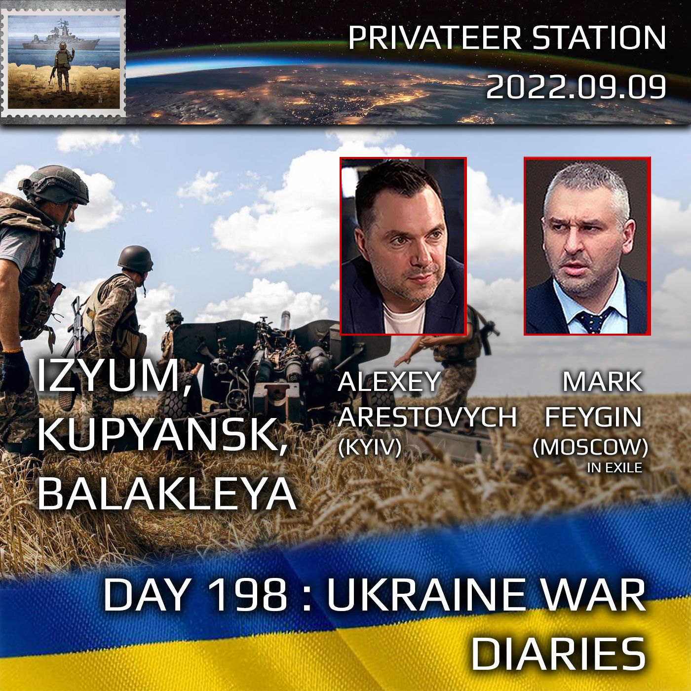 cover of episode War Day 198: Ukraine War Chronicles with Alexey Arestovych & Mark Feygin