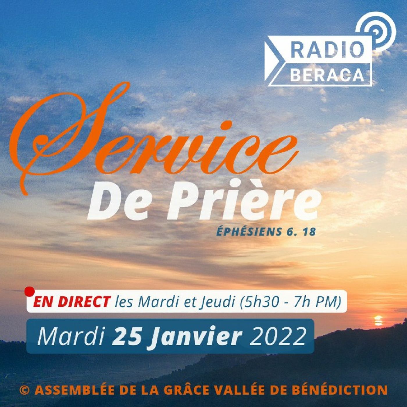 Mardi 25 Janvier 2022.- Service de Prière episode artwork