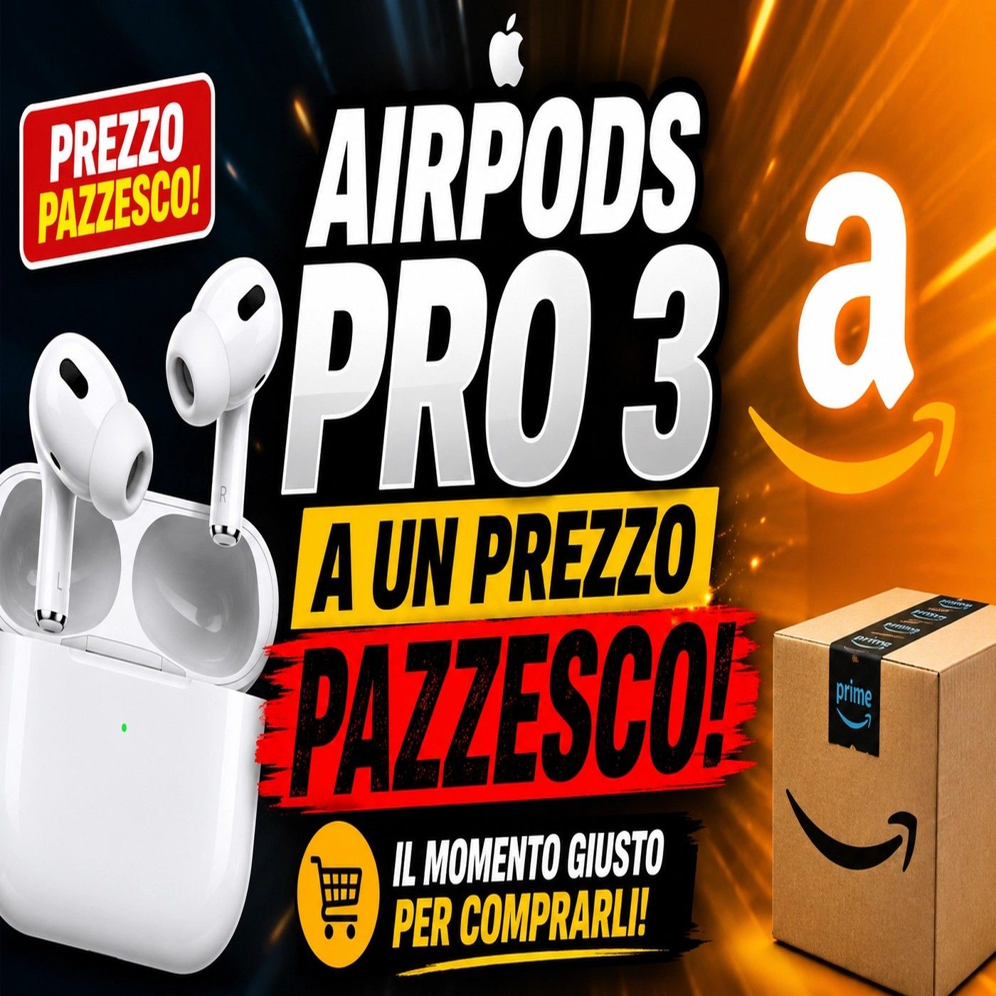 Apple AirPods Pro 3 al Minimo Storico su Amazon, Prezzo Mai visto episode artwork