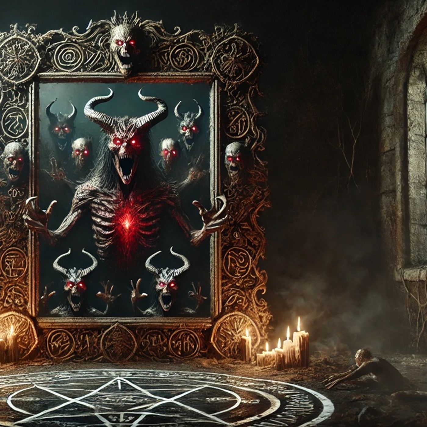 Demonios Que Acechan En Los Reflejos De Nuestros Espejos - Historias De Terror - Voces De La Noche