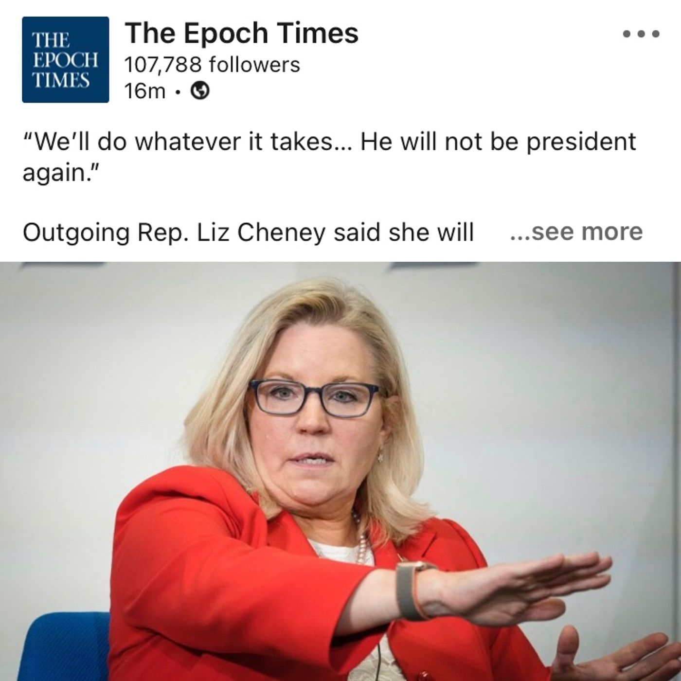 🛑Breaking Story🛑Liz Chaney Will Sabotage President Trump if he runs. episode artwork