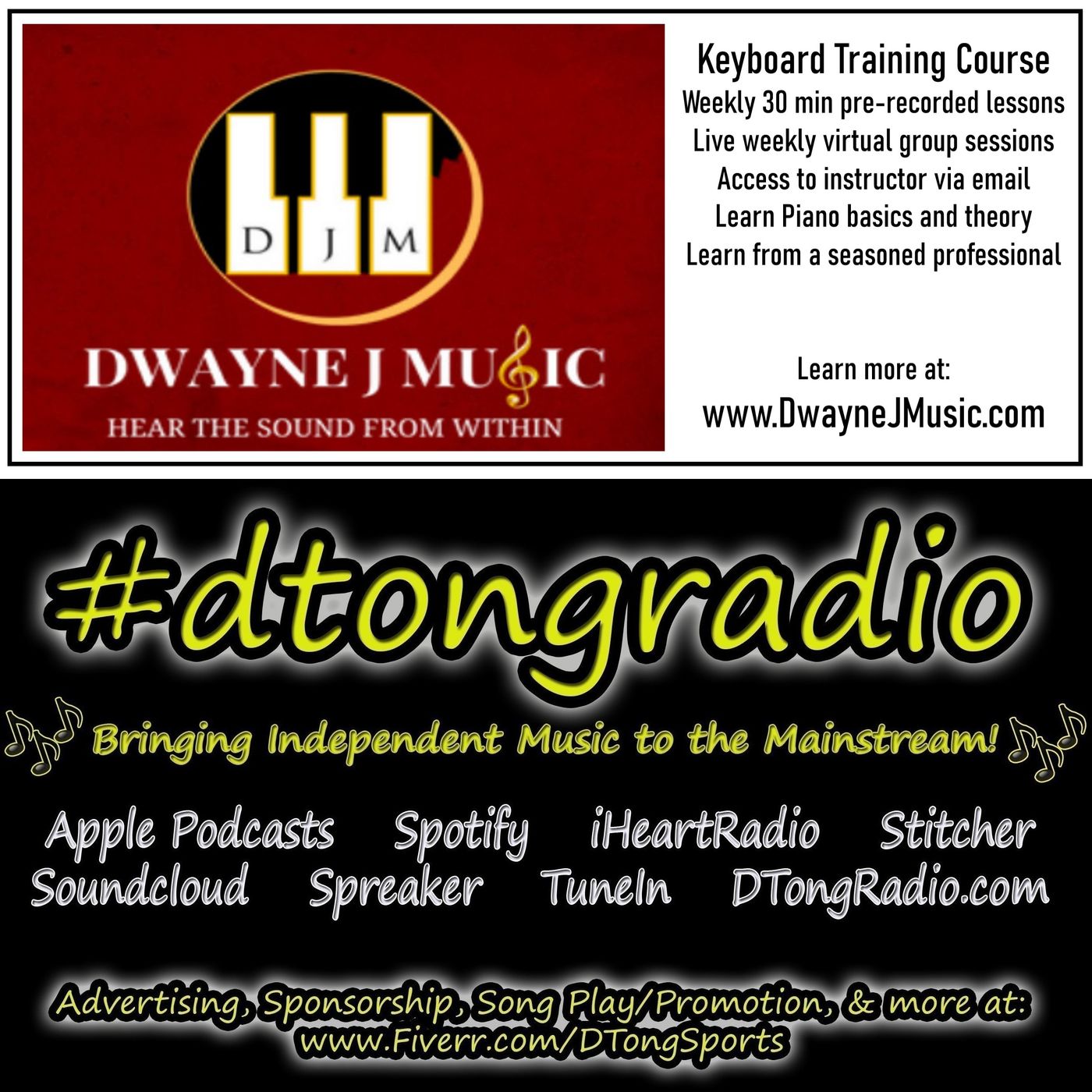DTong Radio Indie Music Showcase