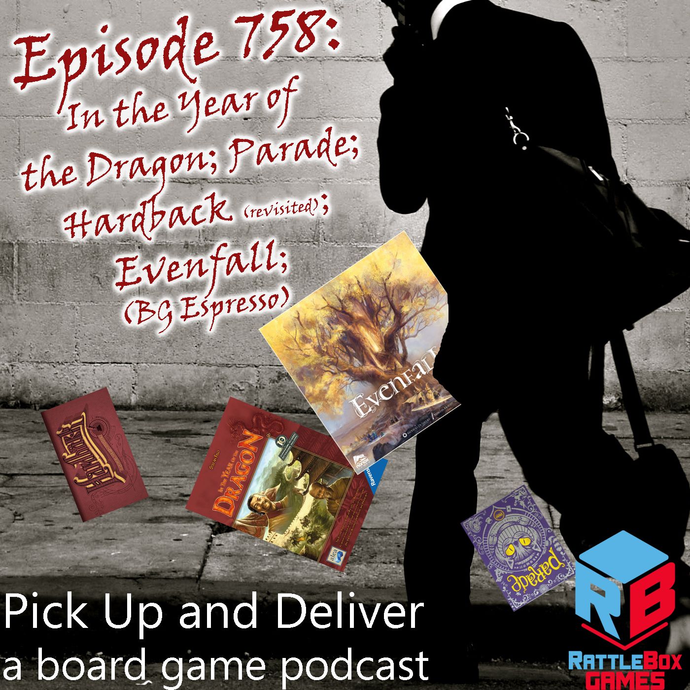 In the Year of the Dragon; Parade; Evenfall; Hardback (revisited)