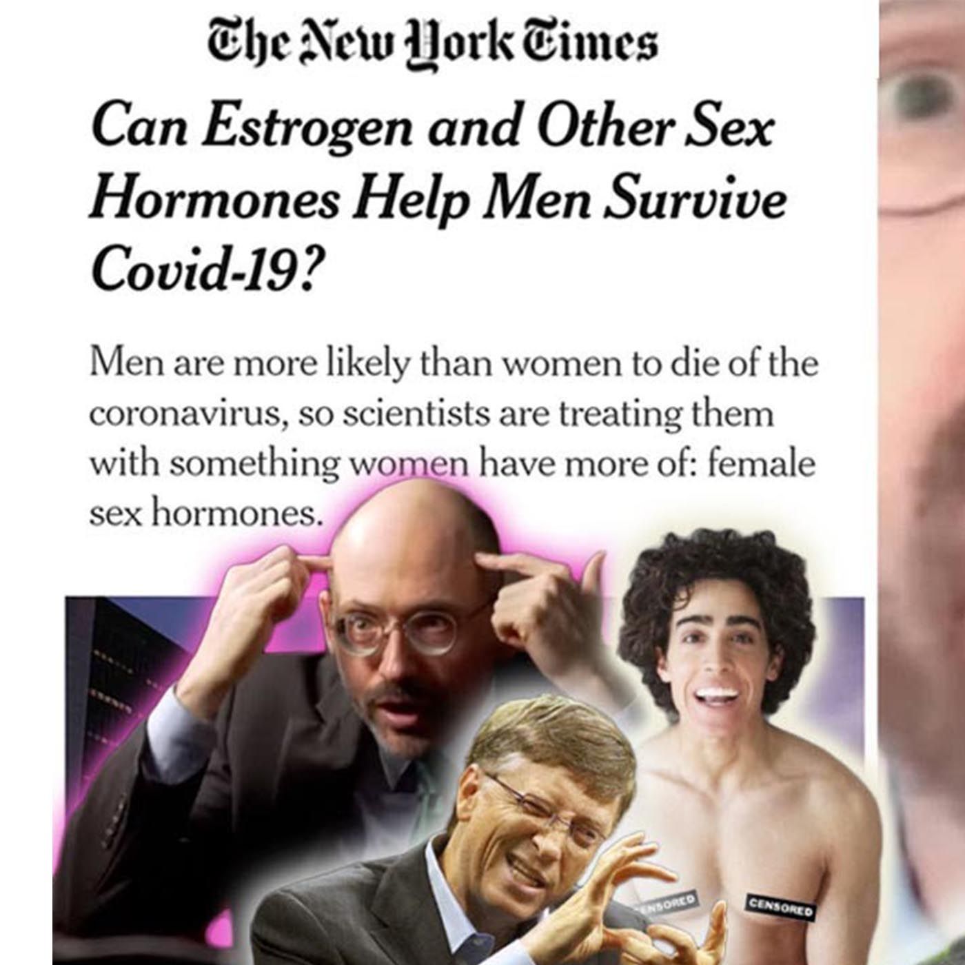 Estrogen Therapy for Men & Meat Shortages