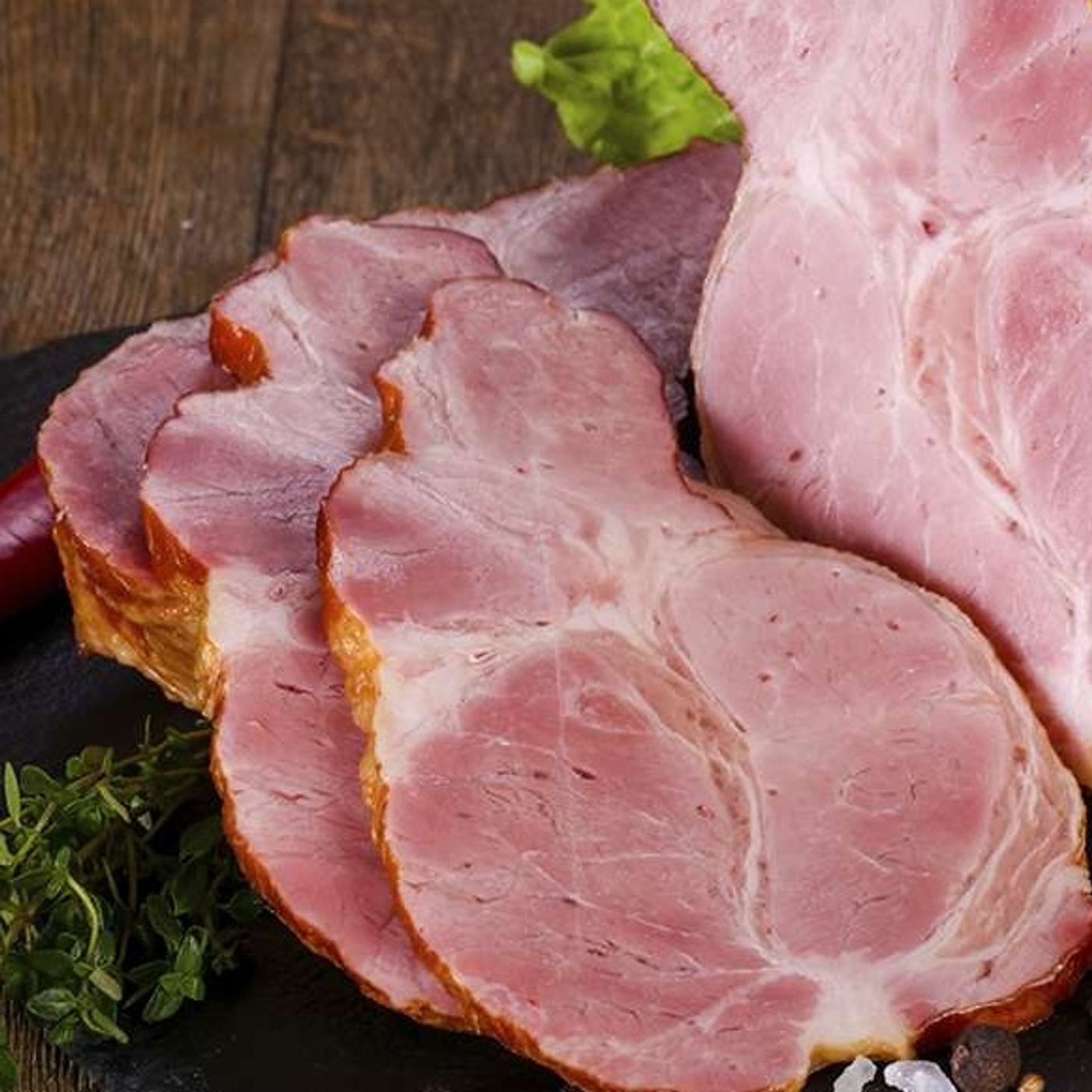 Jamón cocido casero