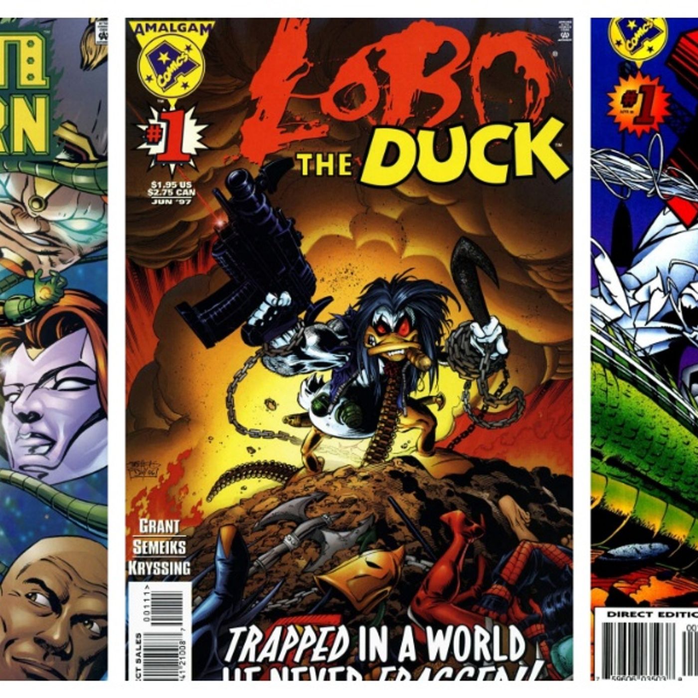 Unspoken Issues #124.5 - Spider-Boy, Iron Lantern, Lobo the Duck episode artwork