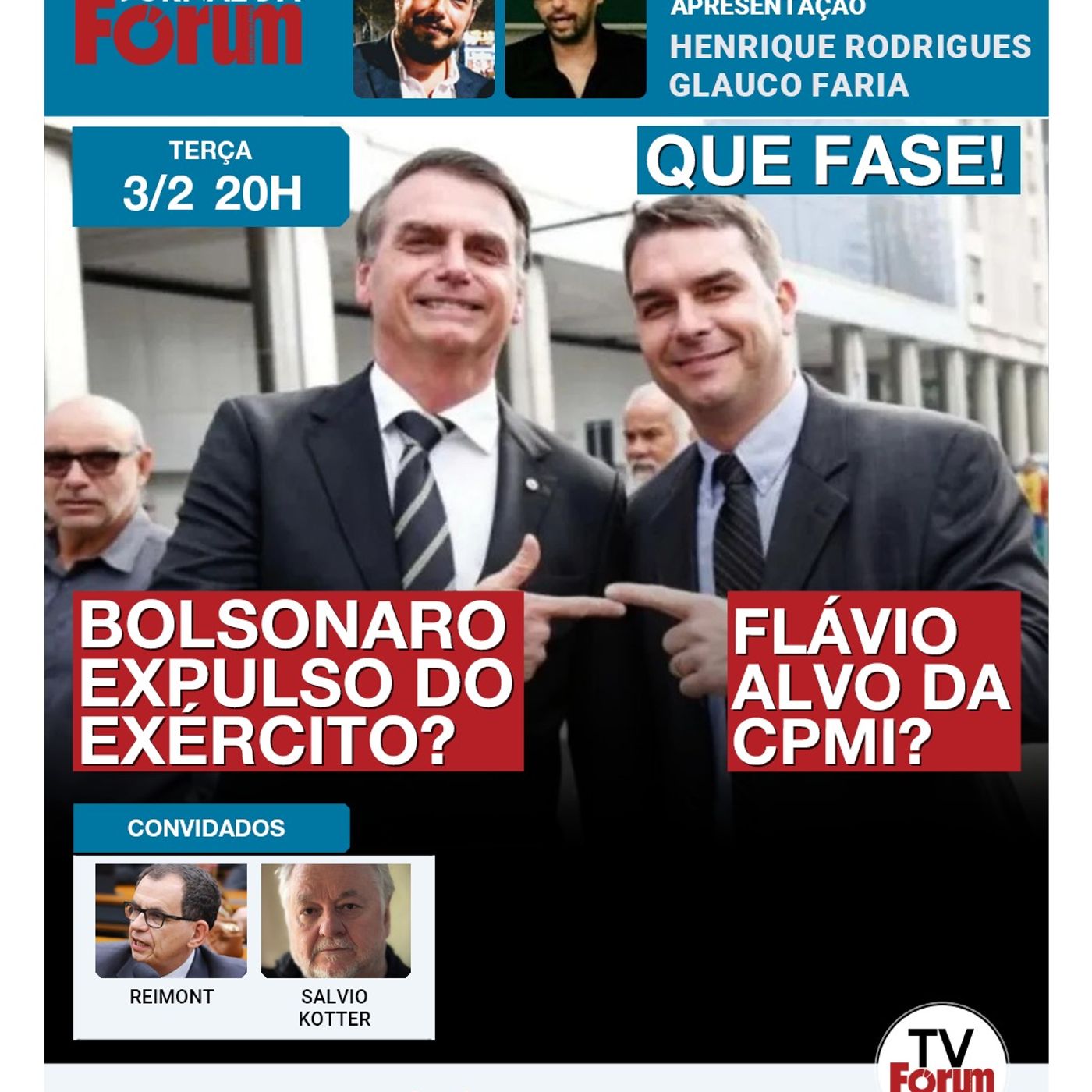 INSS: Quebra de sigilo de Flávio pedida na CPMI | MP Militar pede expulsão de Bolsonaro do Exército episode artwork