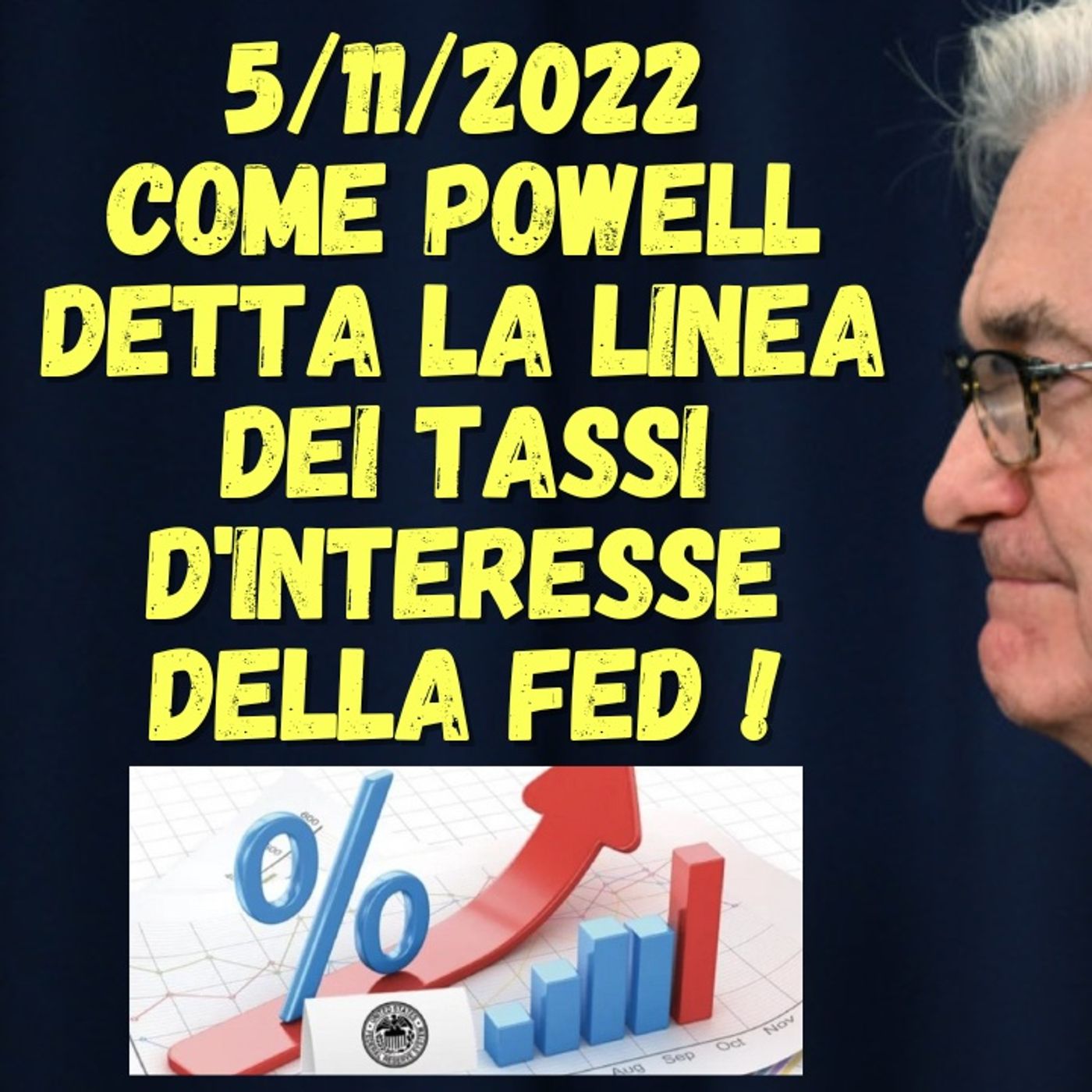 cover of episode 5/11/2022 Come powell detta la linea dei tassi d'interesse della FED !