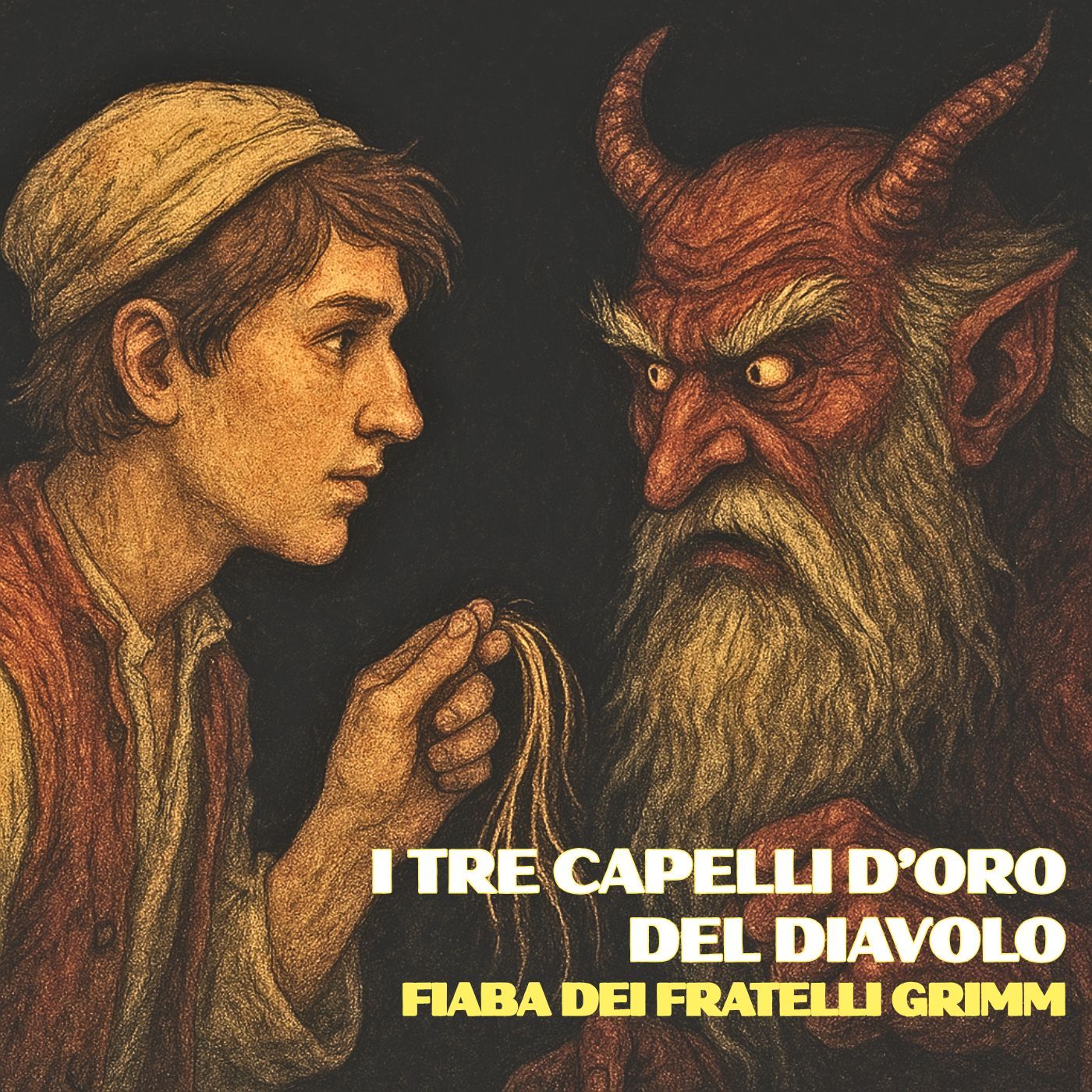 I TRE CAPELLI D'ORO DEL DIAVOLO - FIABA DEI FRATELLI GRIMM