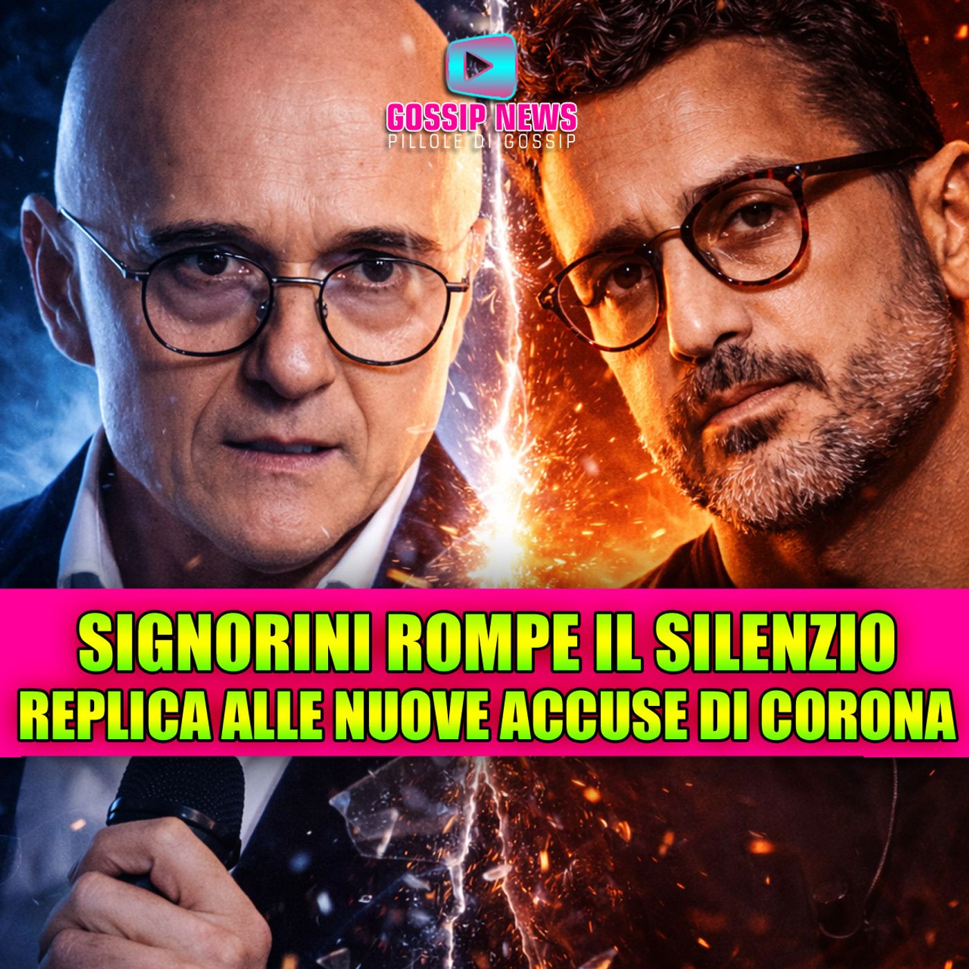 Signorini rompe il silenzio: la replica ai nuovi attacchi di Corona