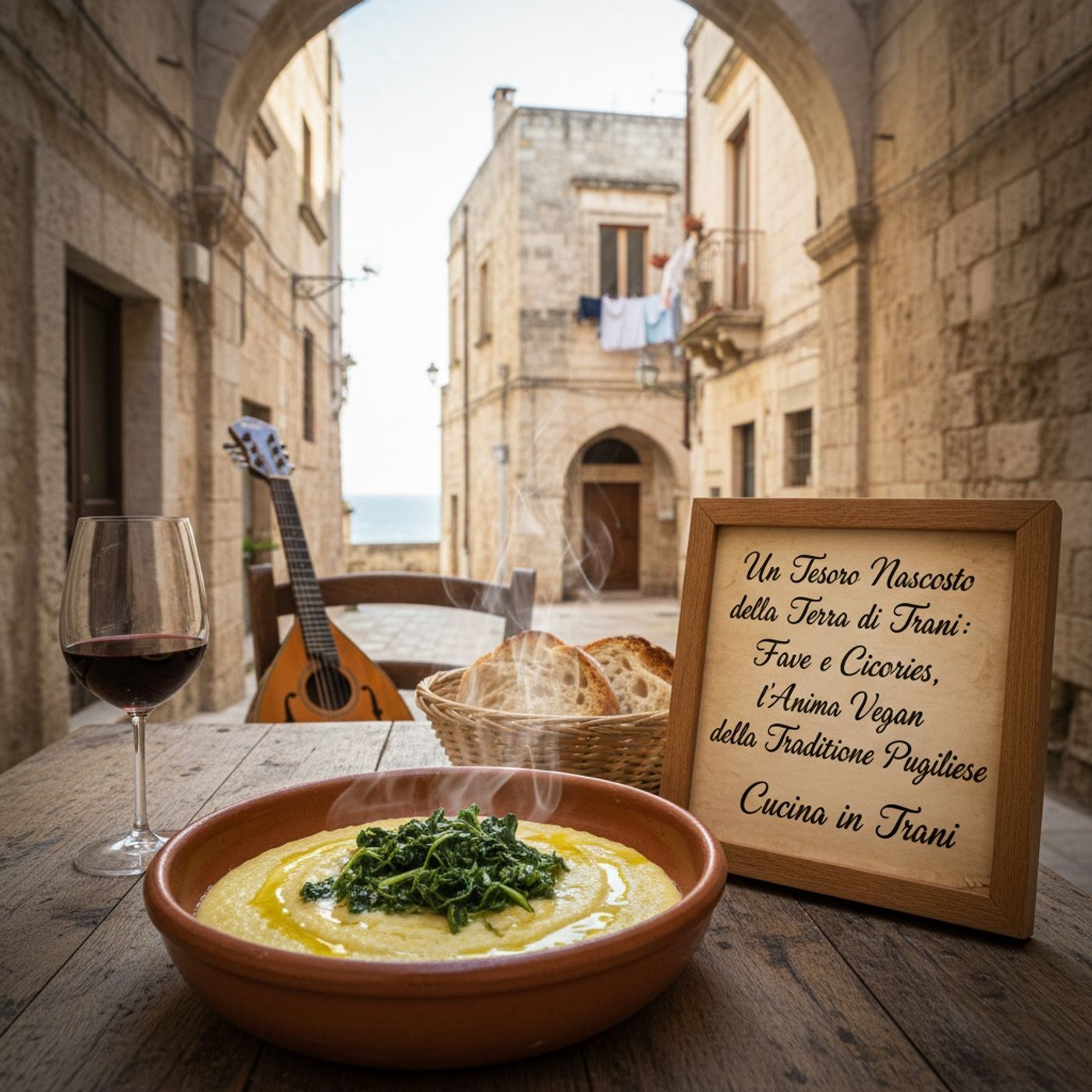 Un Tesoro Nascosto della Terra di Trani: Fave e Cicorie, l'Anima Vegana della Tradizione Pugliese