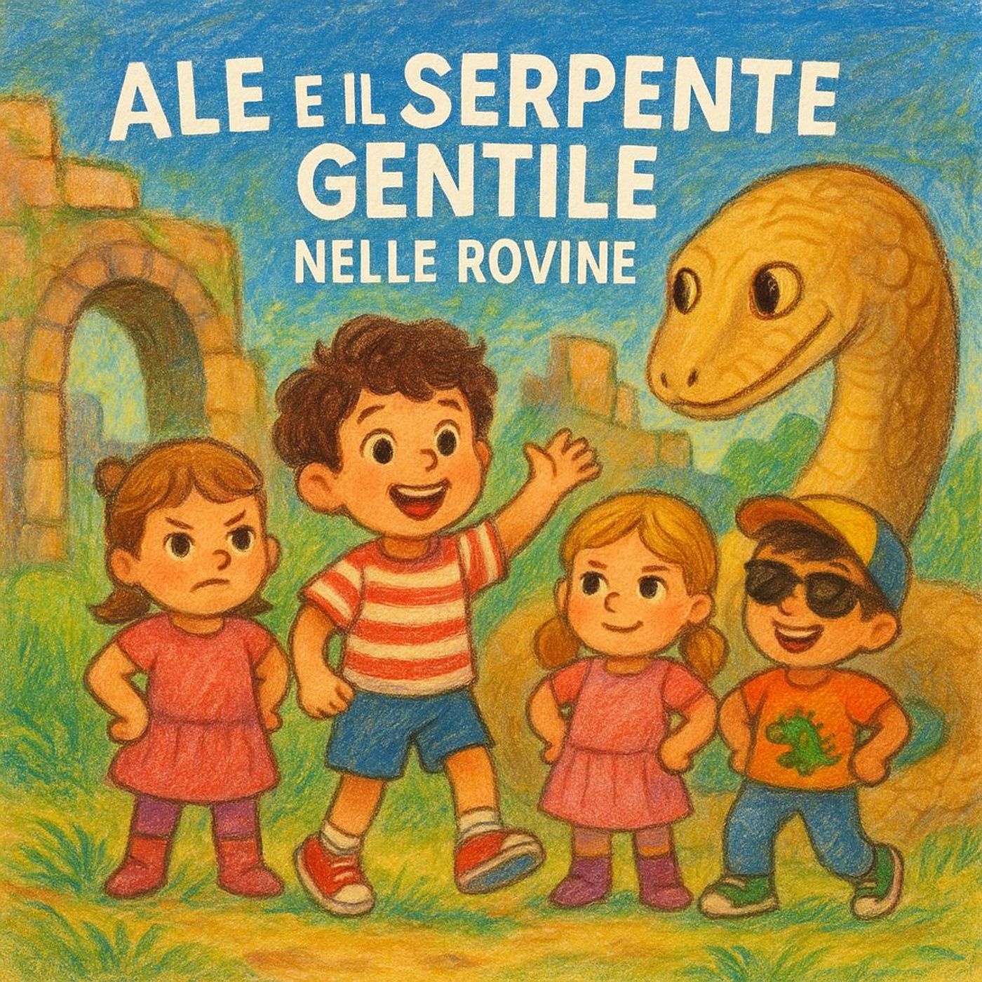 Ale e il Serpente Gentile nelle Rovine