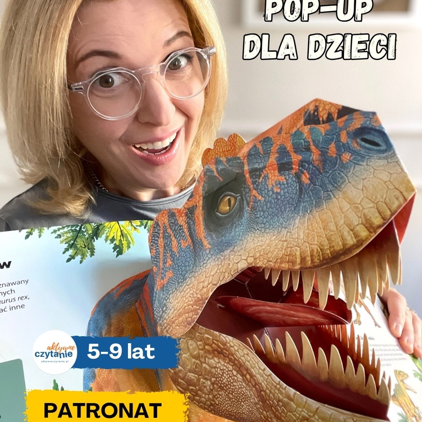 Książka 3d Dinozaury po-up. Książki dla dzieci 5-10 lat
