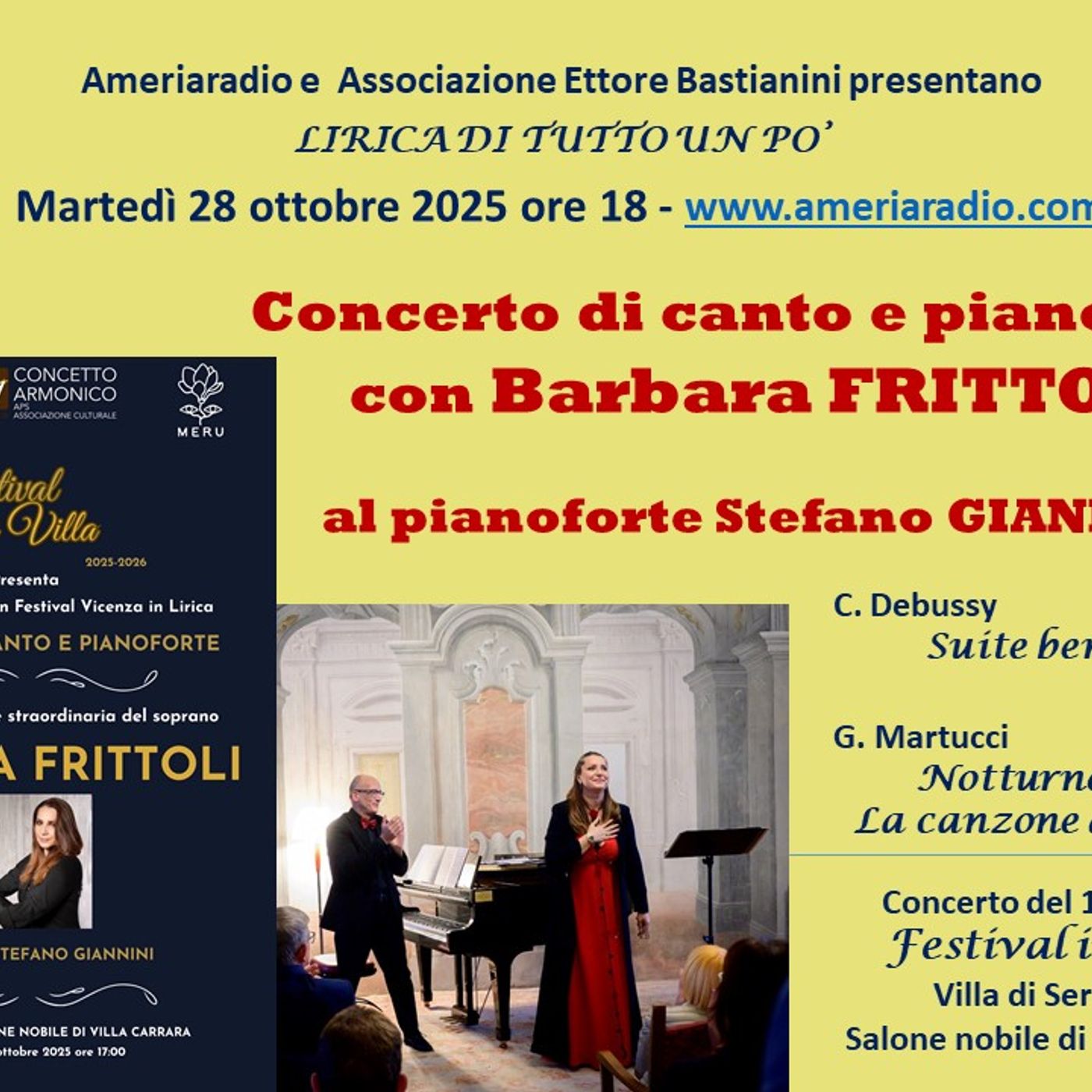 Lirica di Tutto un po' - Recital di Barbara Frittoli Lirica di Tutto un po' - Recital di Barbara Frittoli