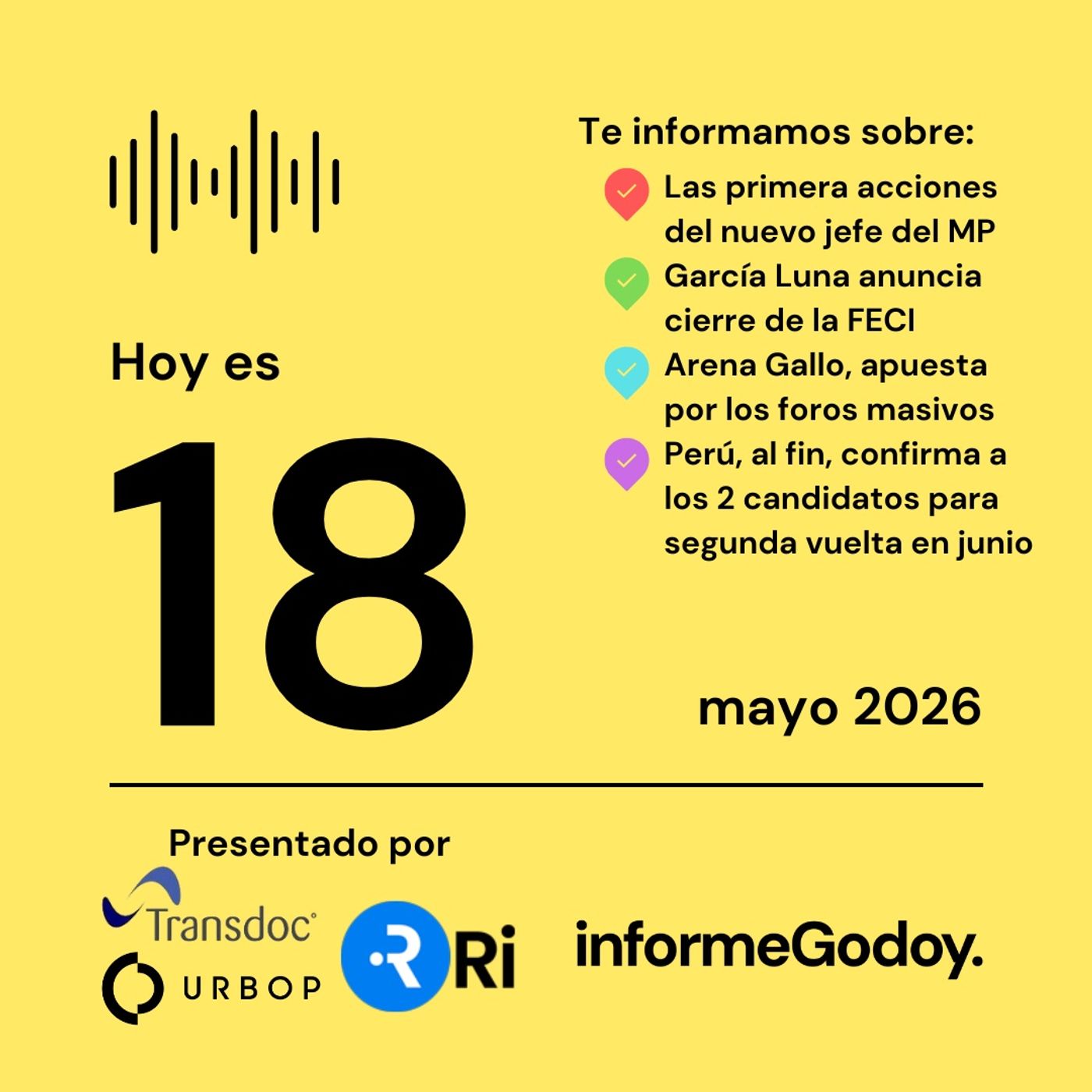 18 de mayo 2026 episode artwork