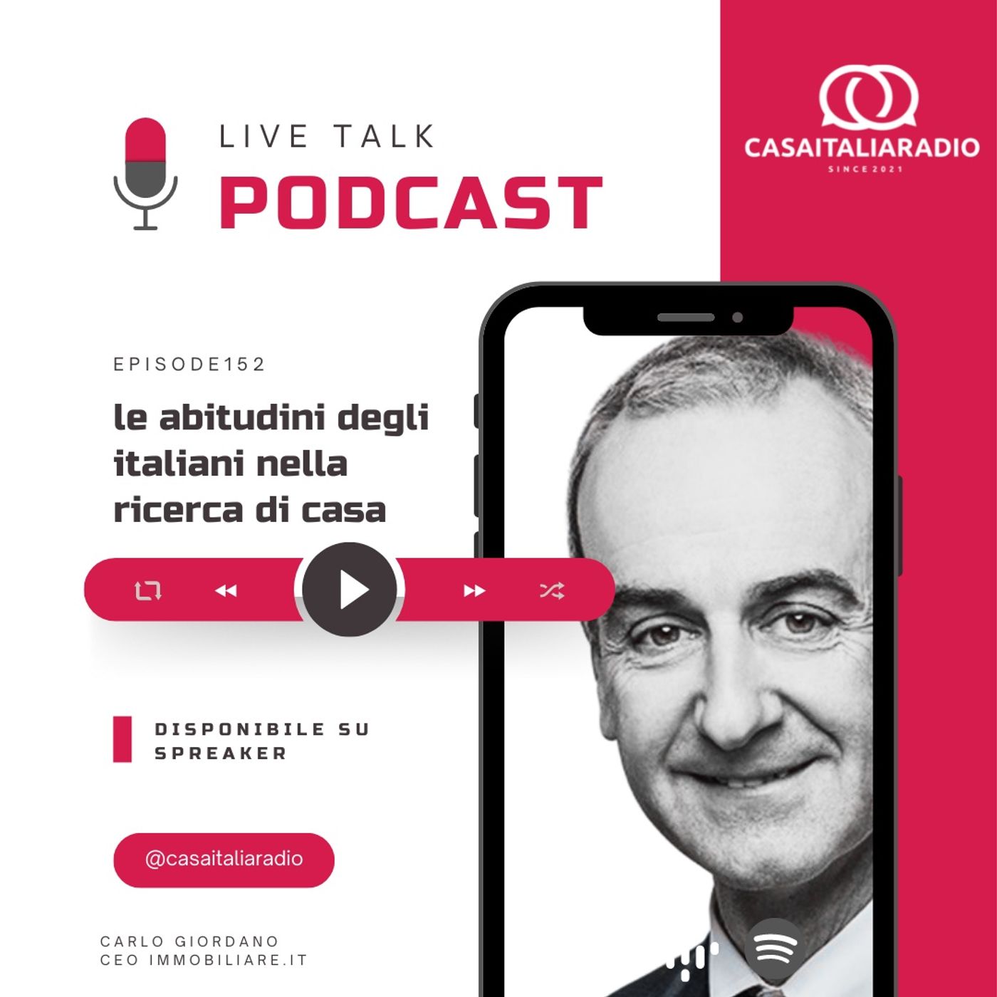 BM - Puntata N. 152 - Le abitudini negli italiani nella ricerca di casa episode artwork