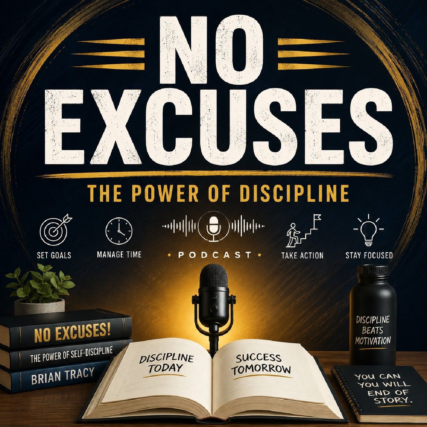 No Excuses :The Power of Discipline podcast artwork