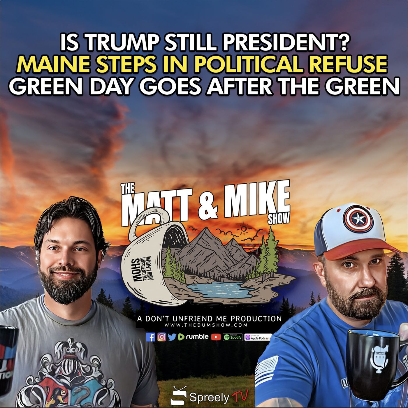 🚨 LIVE | 02JAN24 - Matt and Mike: Green Day. Is Trump The President? Maine is playing with fire. episode artwork