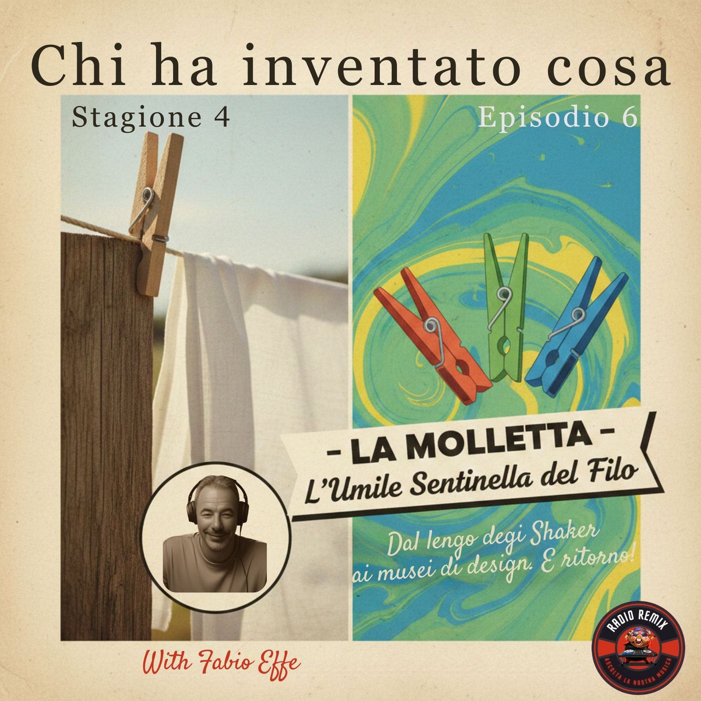 S4 E7 L'umile sentinella del filo: la molletta episode artwork