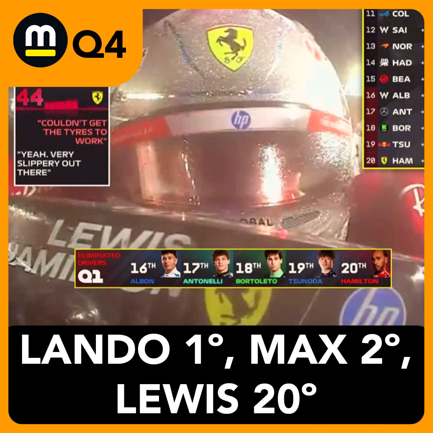 Norris pole! Max 2º e Piastri só 5º. Hamilton último e Bortoleto 18º na chuva de Vegas | Porsche Cup Norris pole! Max 2º e Piastri só 5º. Hamilton último e Bortoleto 18º na chuva de Vegas | Porsche Cup
