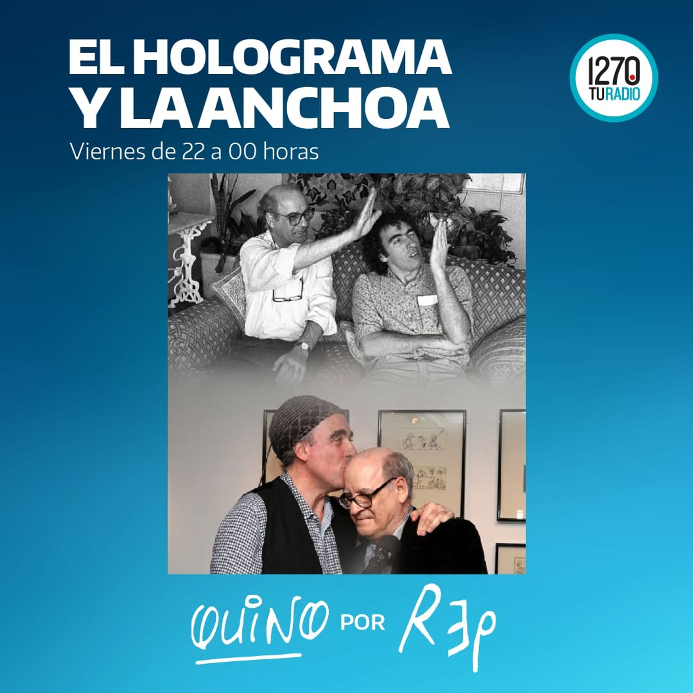 Portada de El holograma y la anchoa, de Miguel Rep