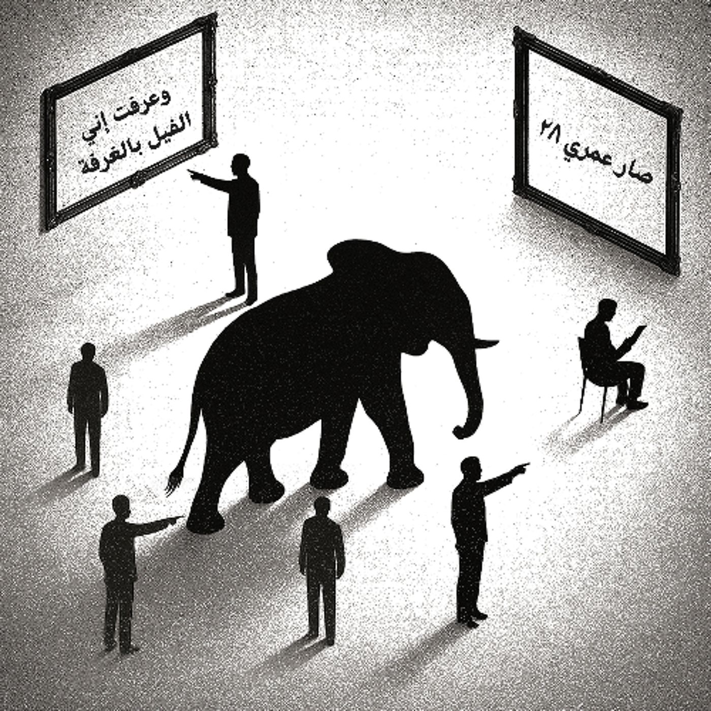 صار عمري ٢٨.. وعرفت إني الفيل بالغرفة