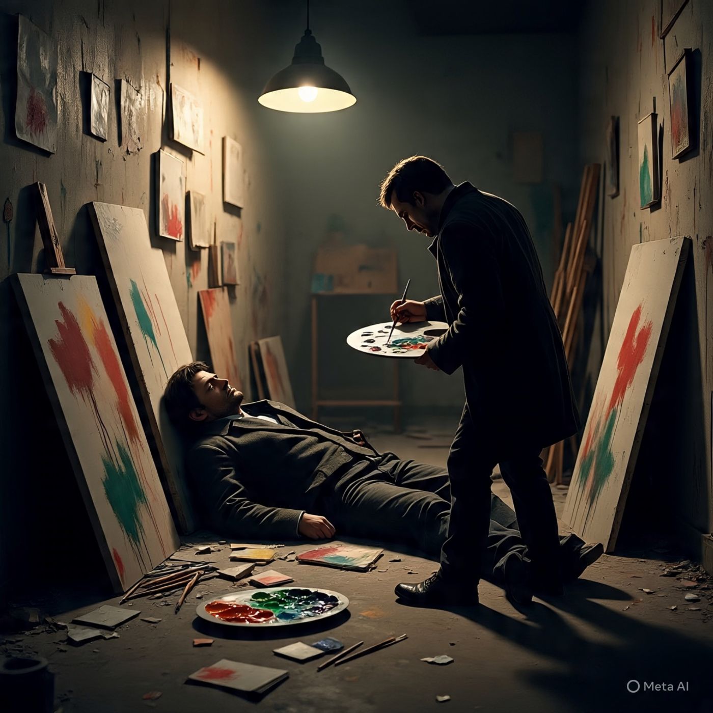 The art of murder podcast artwork