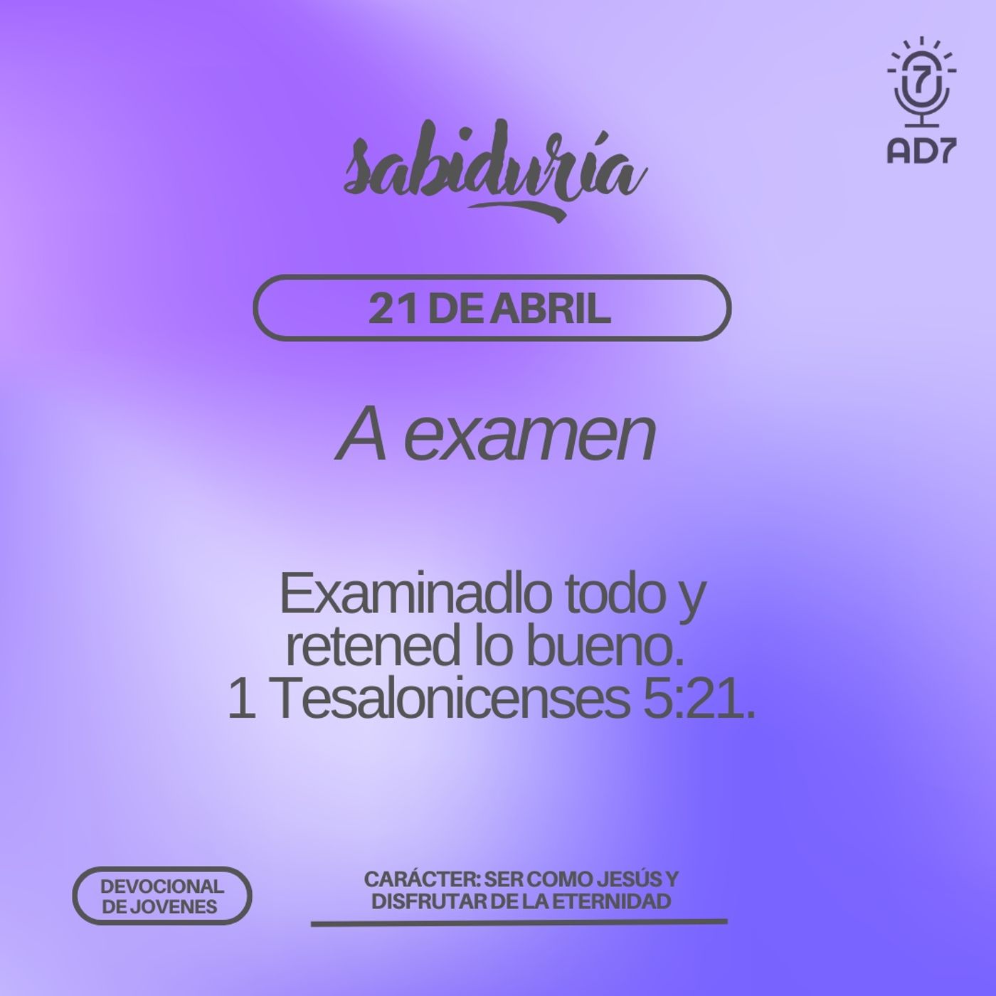 AD7 Devocional - Hoy es Tendencia