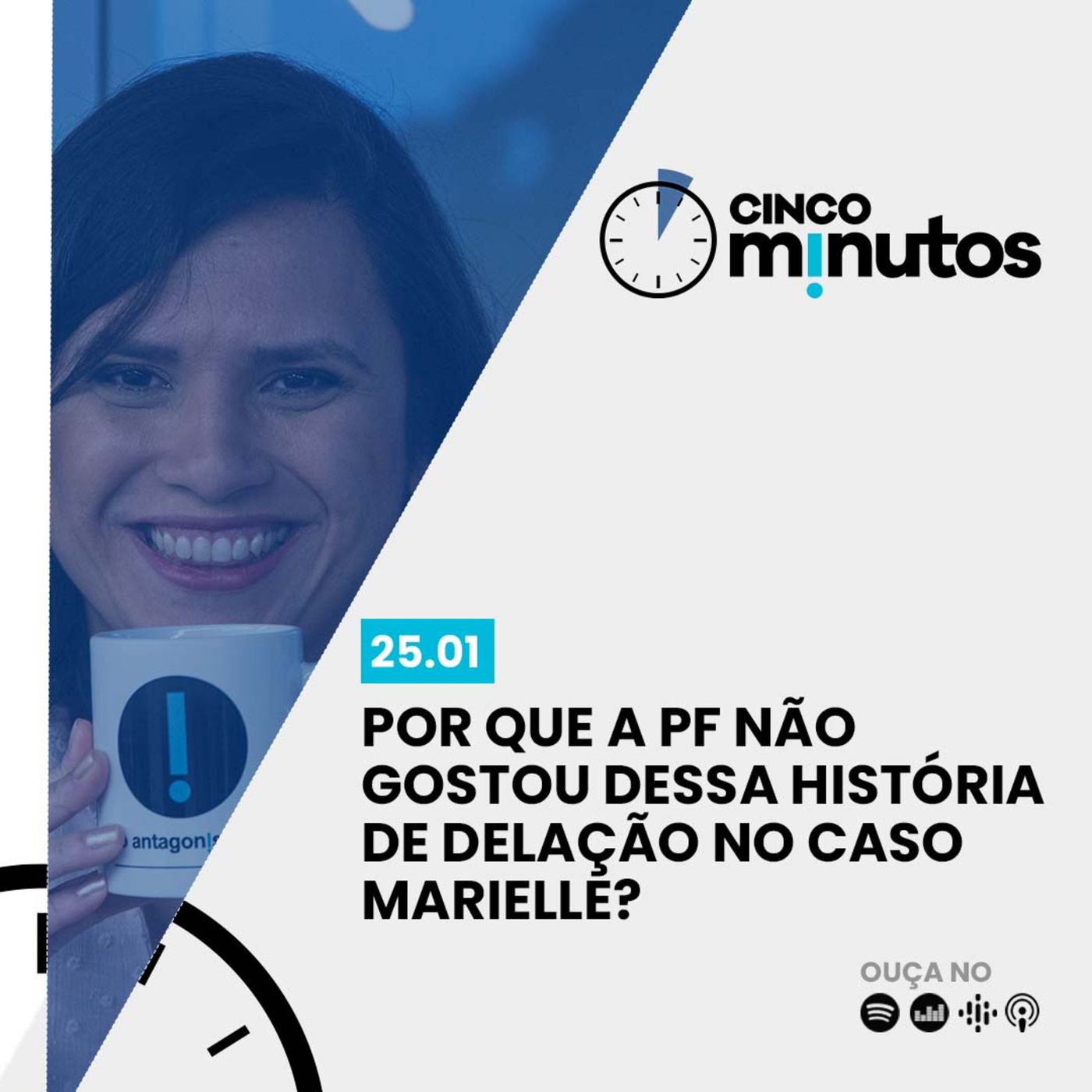 Cinco Minutos: Por que a PF não gostou dessa história de delação no caso Marielle? episode artwork