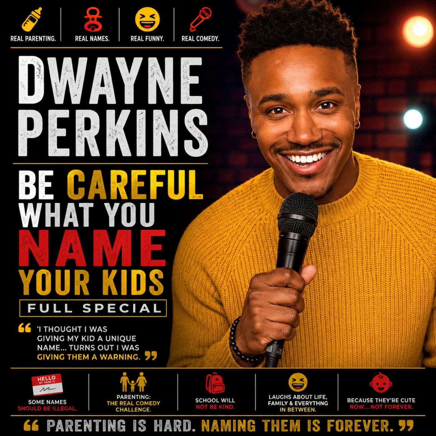 Dwayne Perkins - Be Careful What You Name Your Kids Full Special (Stand-up Comedy) episode artwork