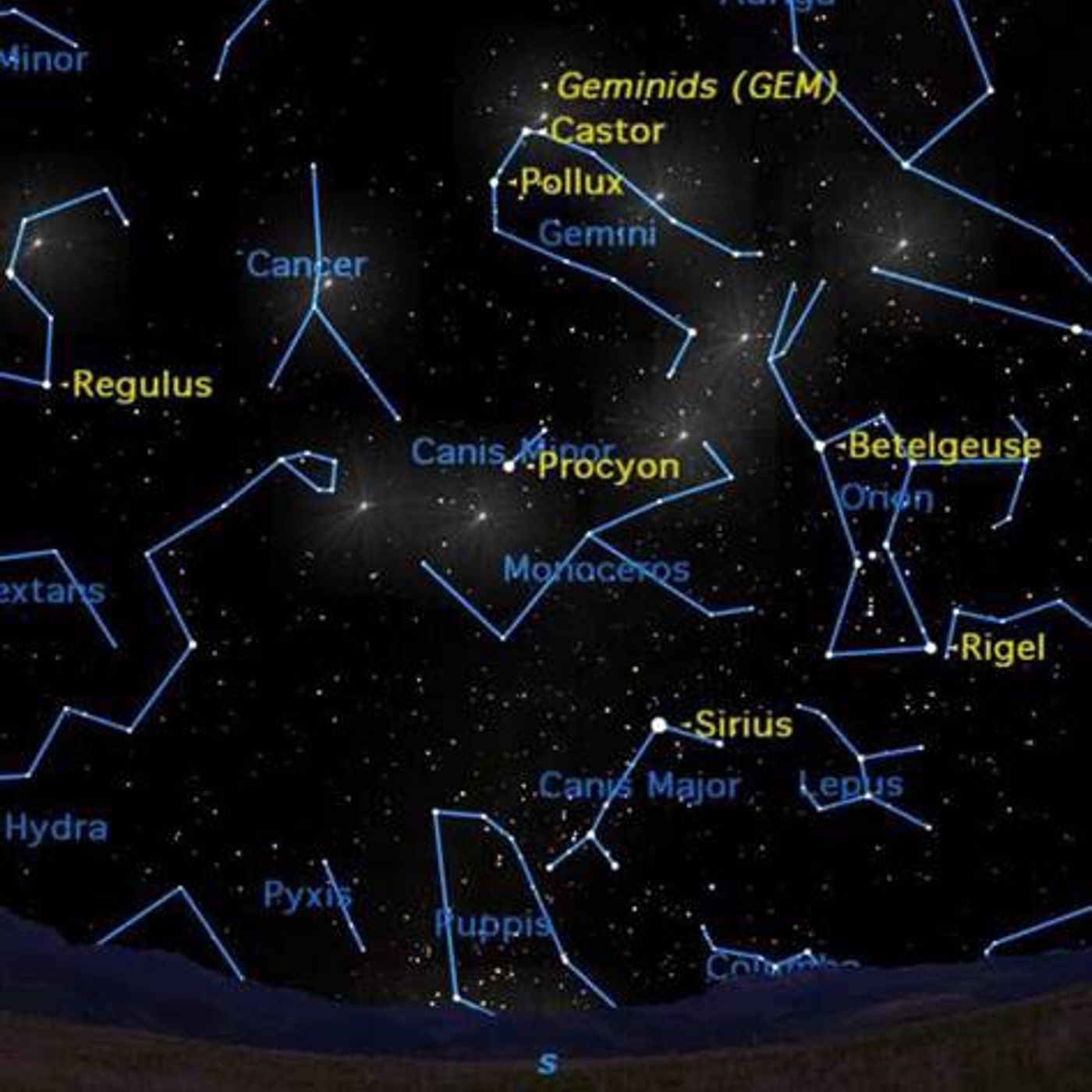 Annual Geminids Meteor Shower