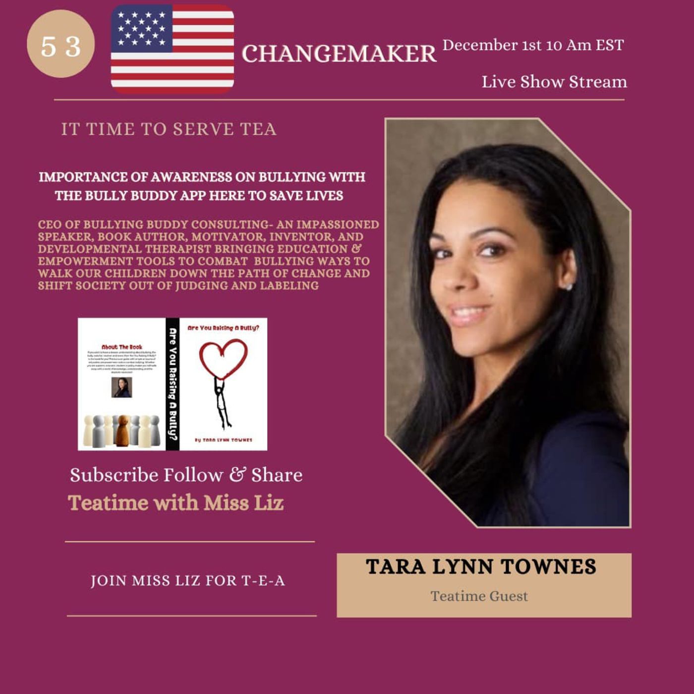 Teatime with Miss Liz