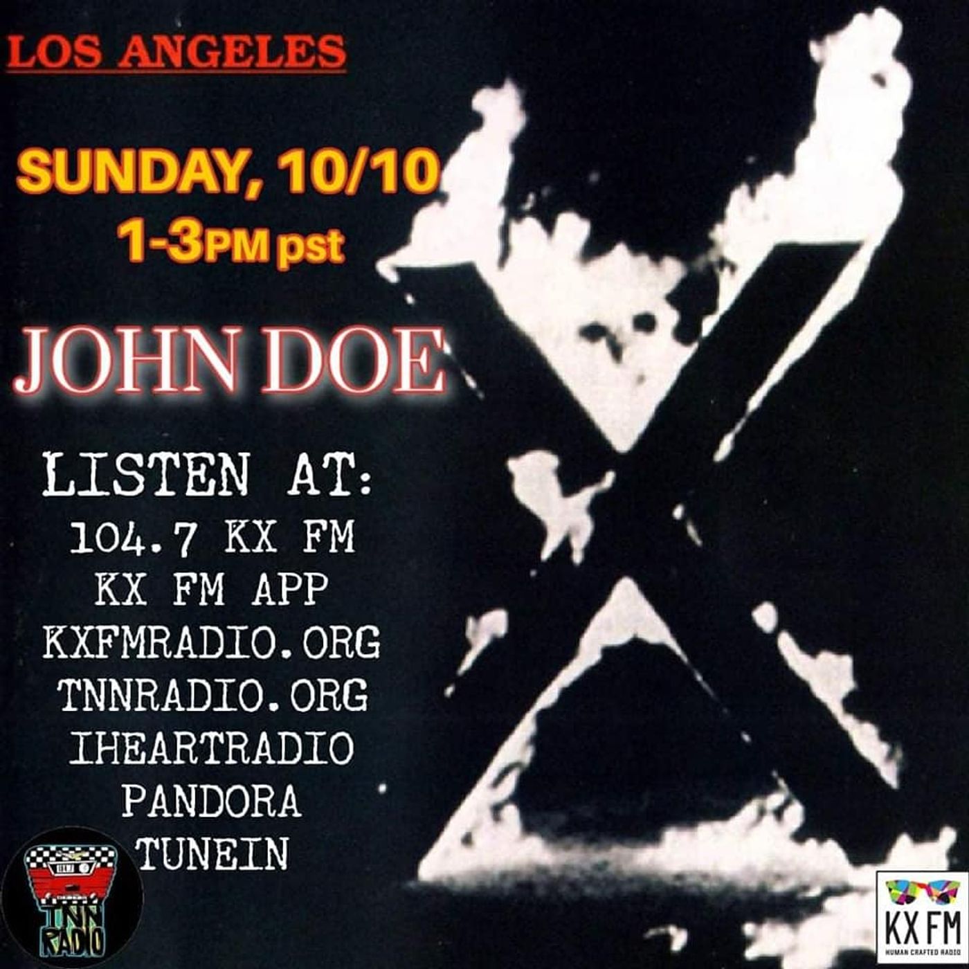 TNN RADIO | October 10, 2021 show with X and Oingo Boingo Former Members episode artwork