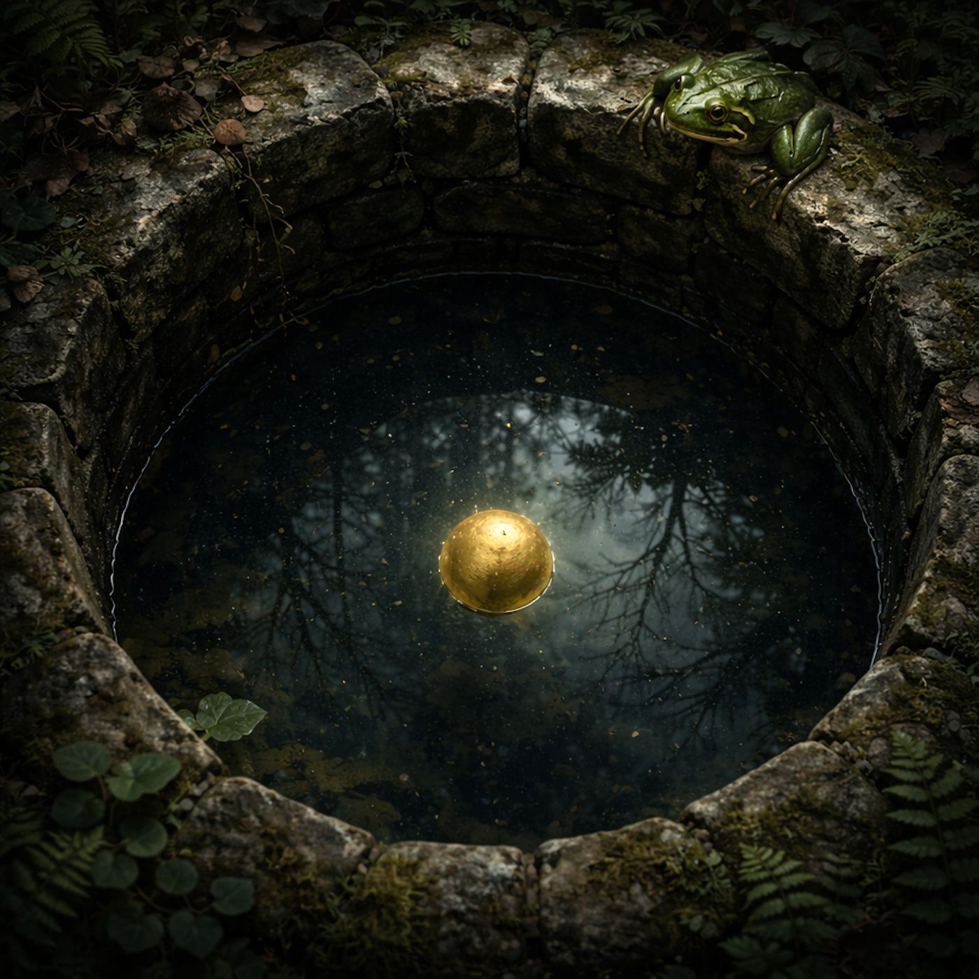 Golden ball in the well episode artwork