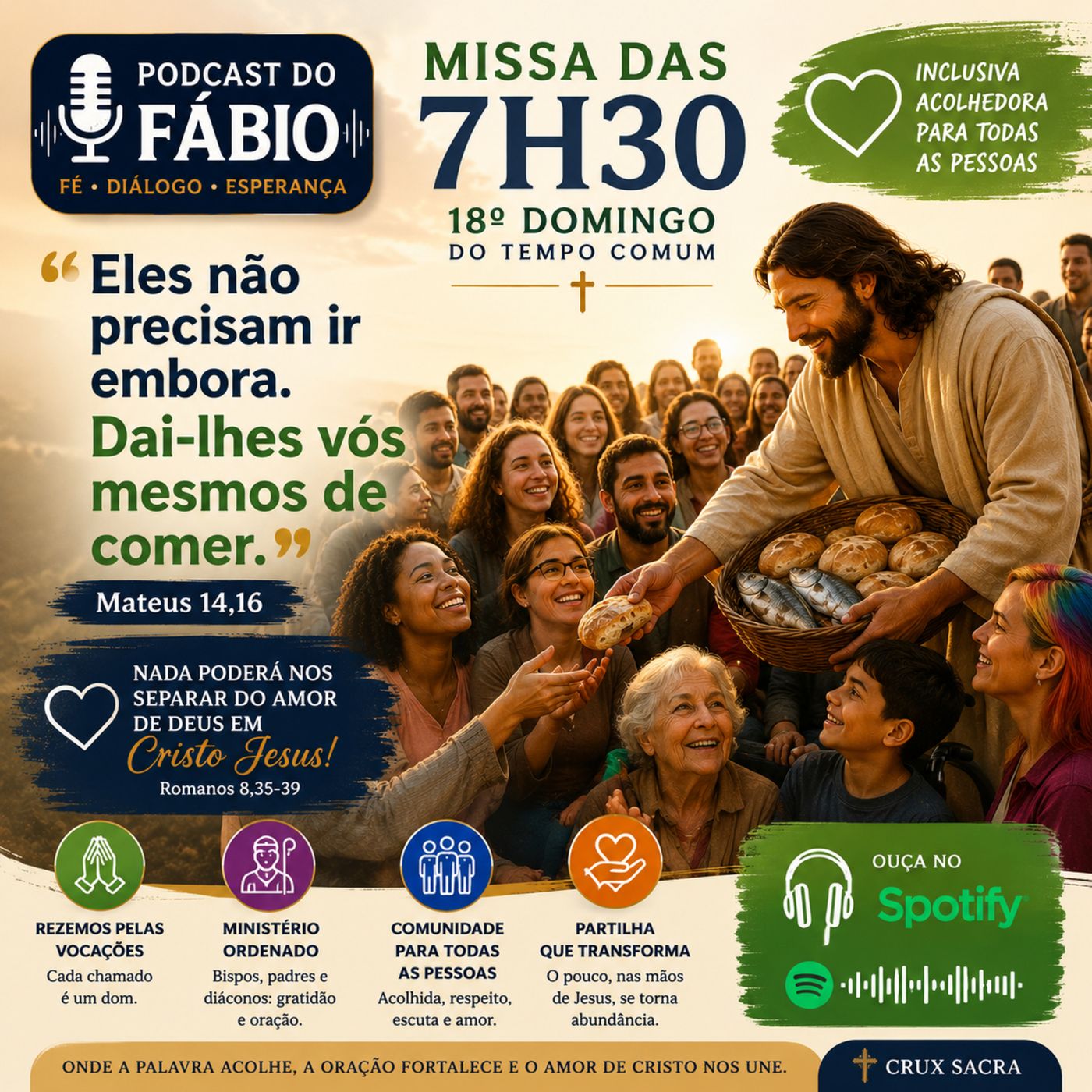 02 de Agosto de 2026 - 7h30 - 18. Domingo Comum