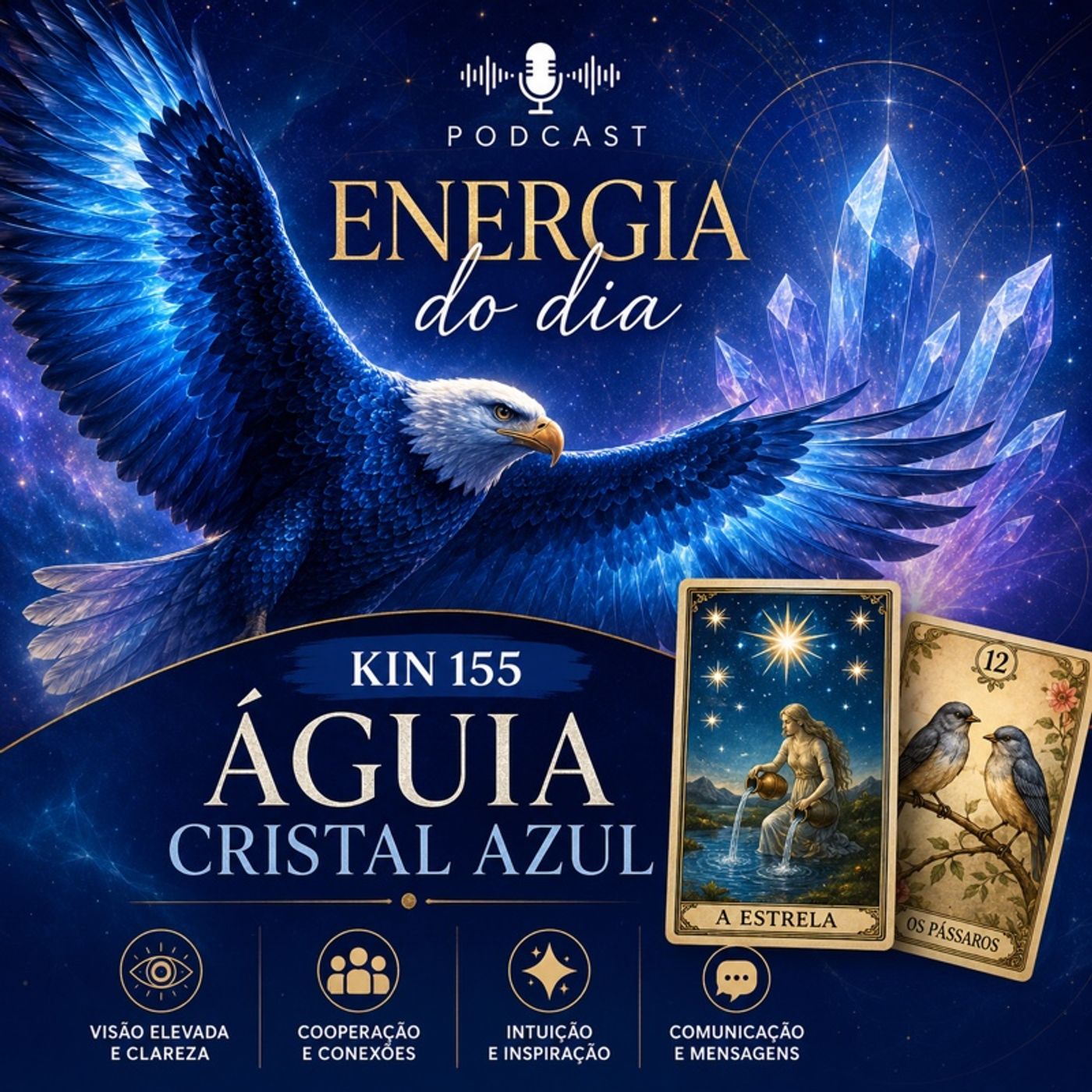 Energia do Dia  Kin 155 • Águia Cristal Azul episode artwork