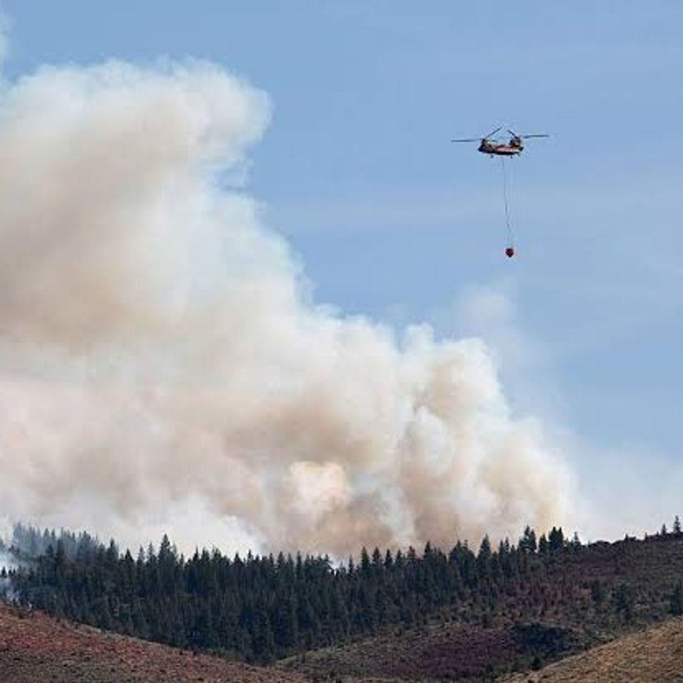 90,000 people urged to flee uncontained Nevada wildfire episode artwork
